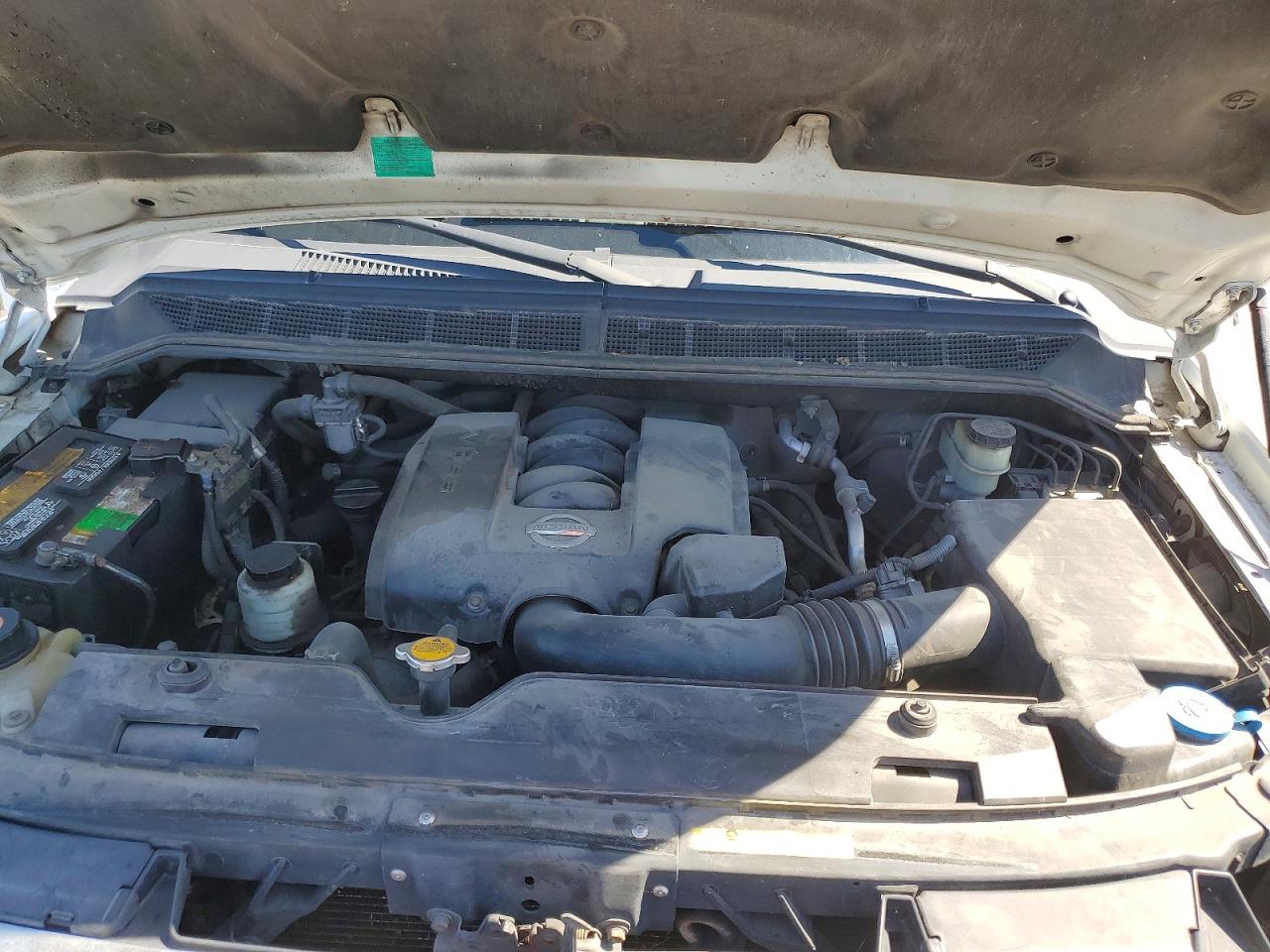 2005 Nissan Titan Xe Белый vin: 1N6AA06B05N540319