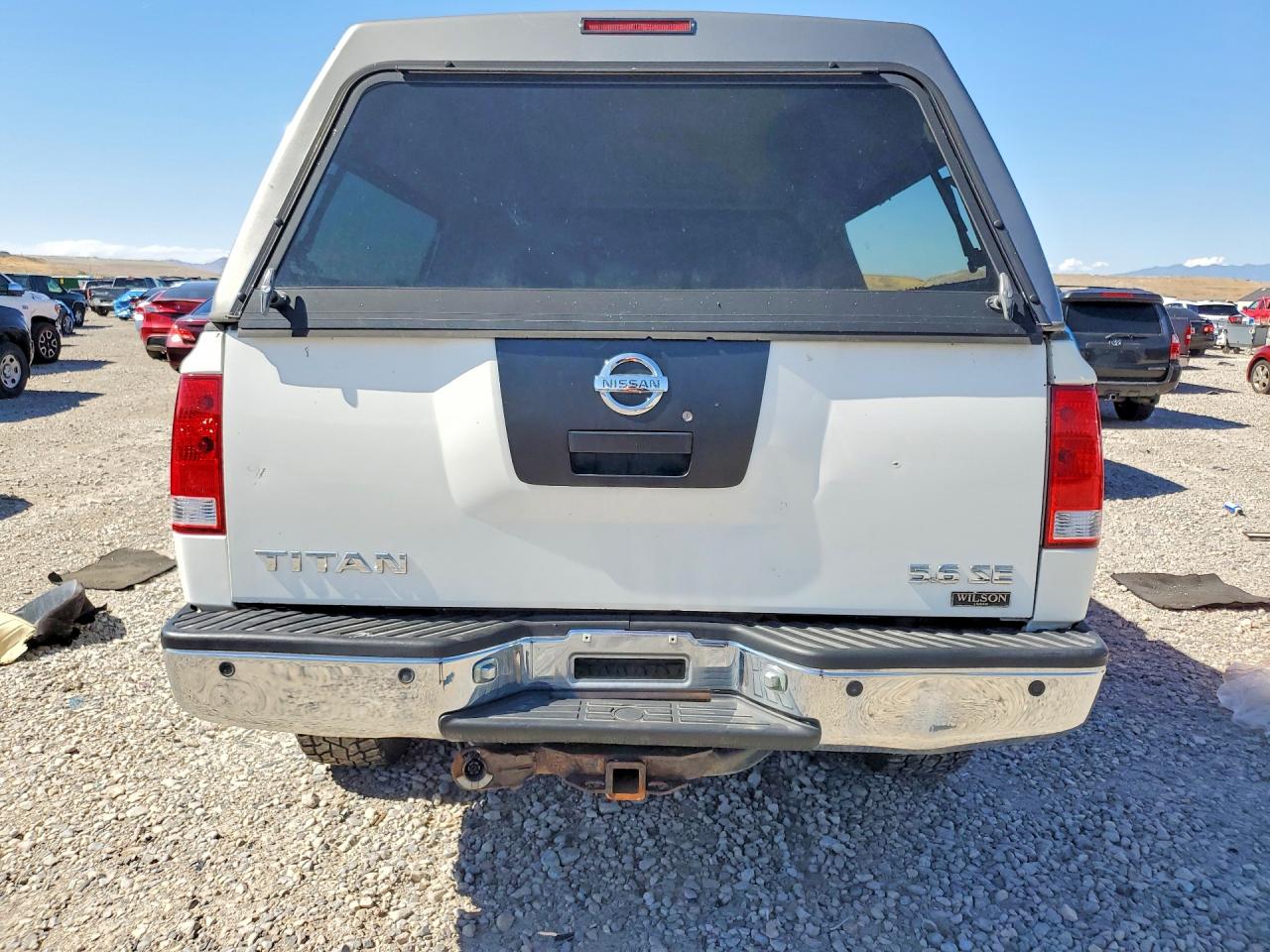 2005 Nissan Titan Xe Белый vin: 1N6AA06B05N540319
