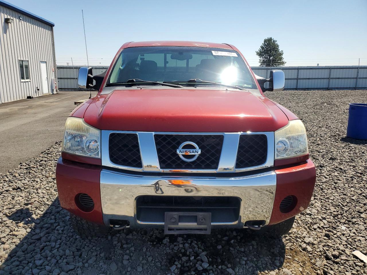 2005 Nissan Titan Xe Red vin: 1N6AA06B25N534814