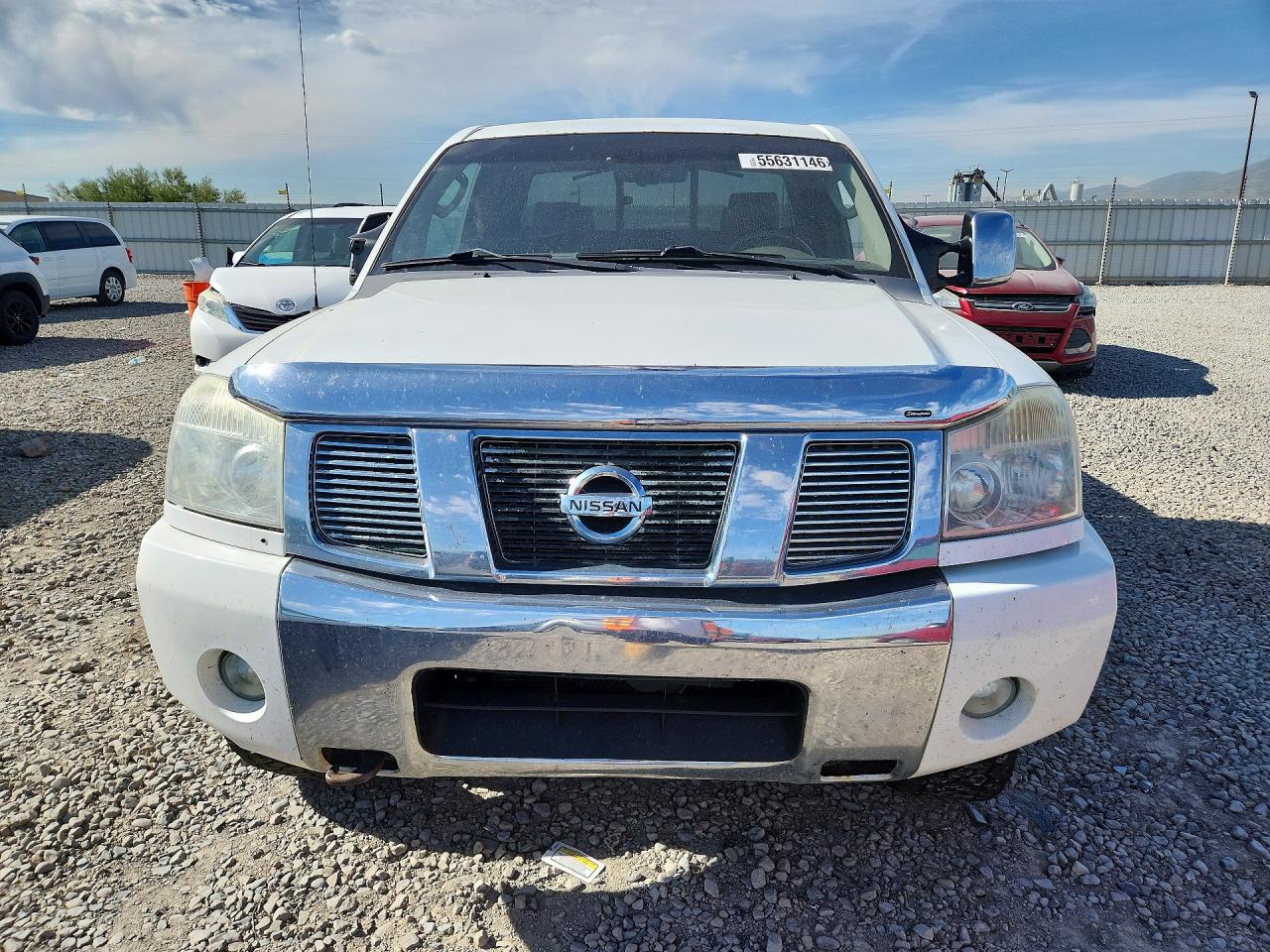 2006 Nissan Titan Xe White vin: 1N6AA06B26N520834