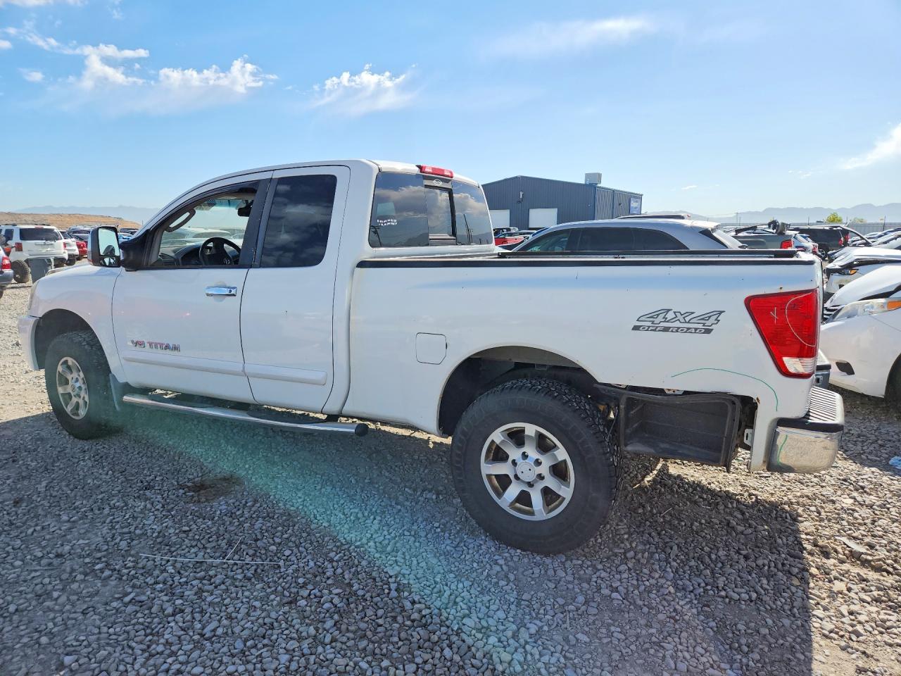 2006 Nissan Titan Xe White vin: 1N6AA06B26N520834