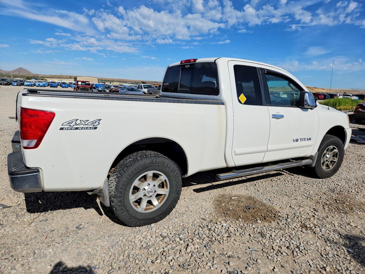 2006 Nissan Titan Xe White vin: 1N6AA06B26N520834