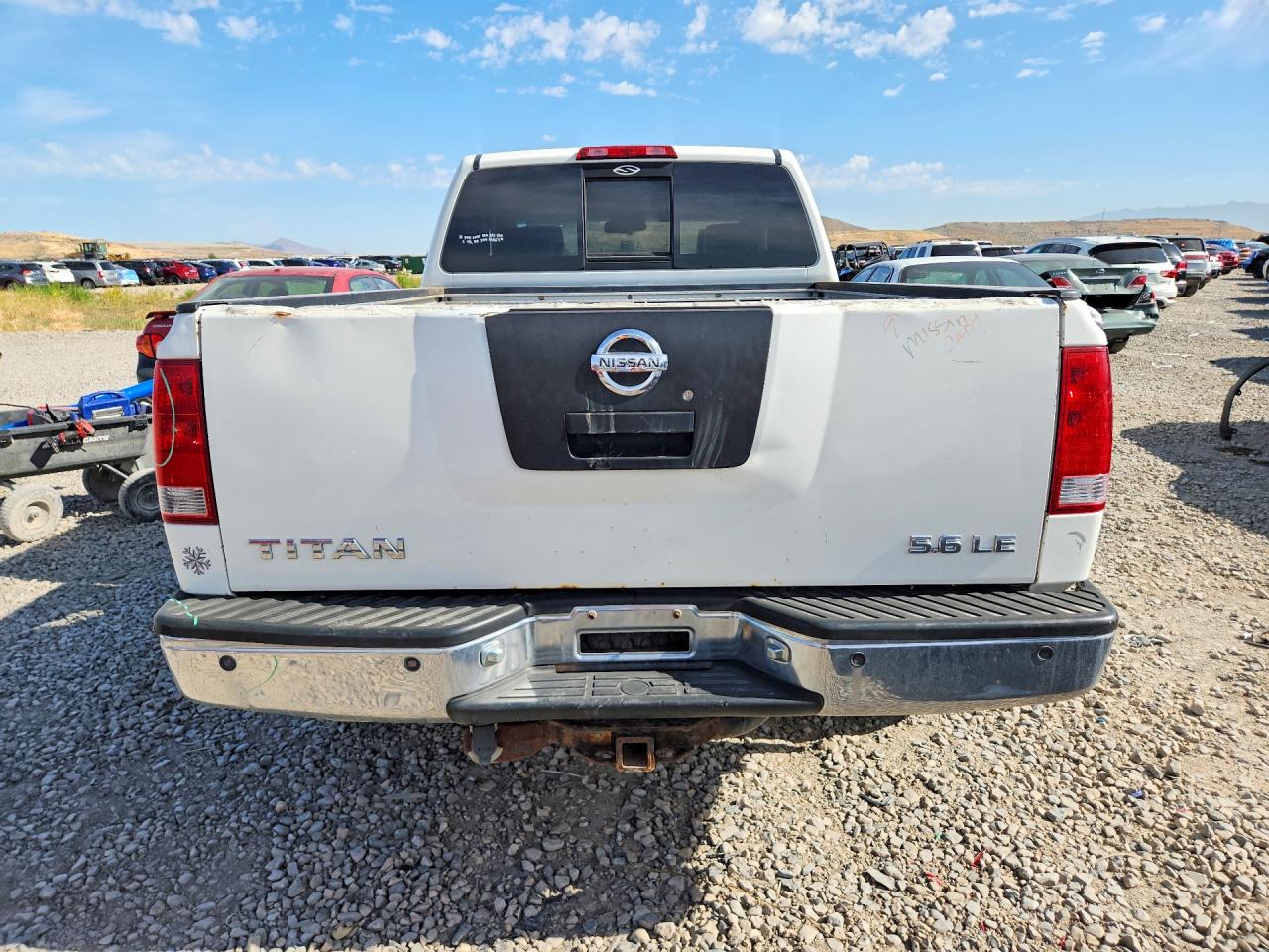 2006 Nissan Titan Xe White vin: 1N6AA06B26N520834