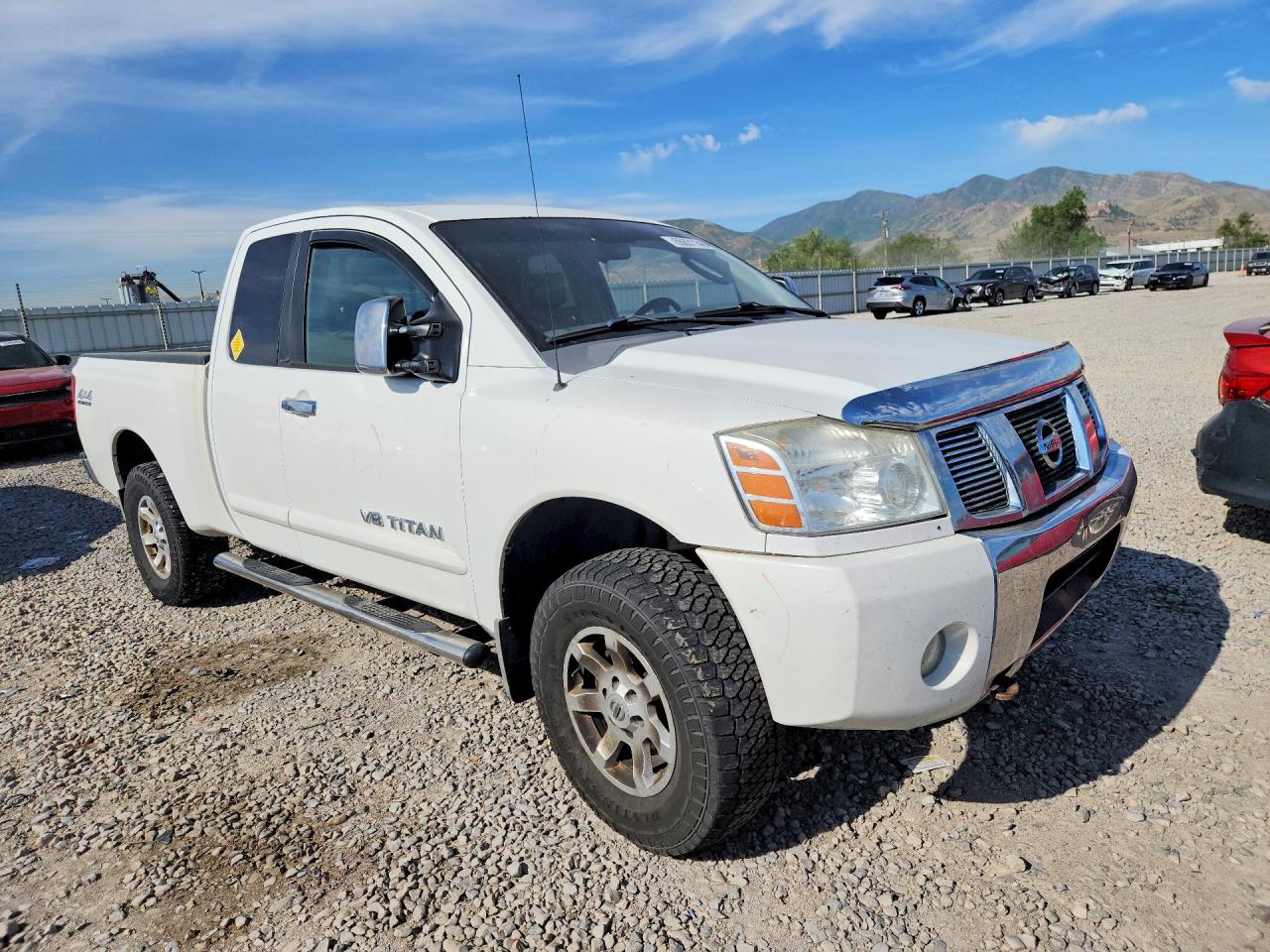 2006 Nissan Titan Xe White vin: 1N6AA06B26N520834