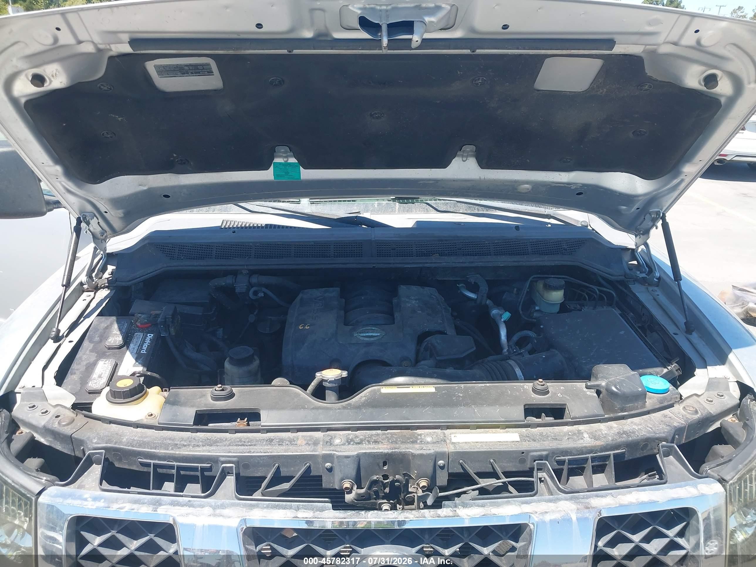 2006 Nissan Titan Se Серебряный vin: 1N6AA06B26N543191