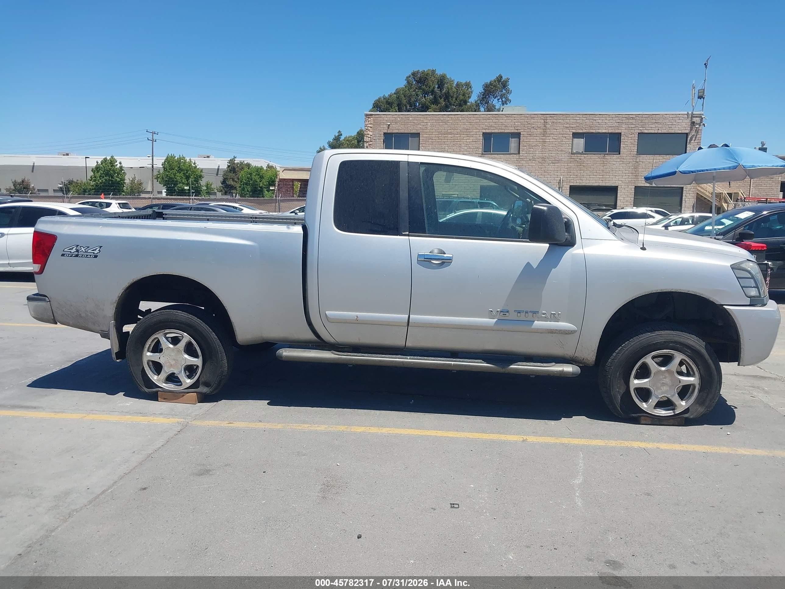 2006 Nissan Titan Se Серебряный vin: 1N6AA06B26N543191
