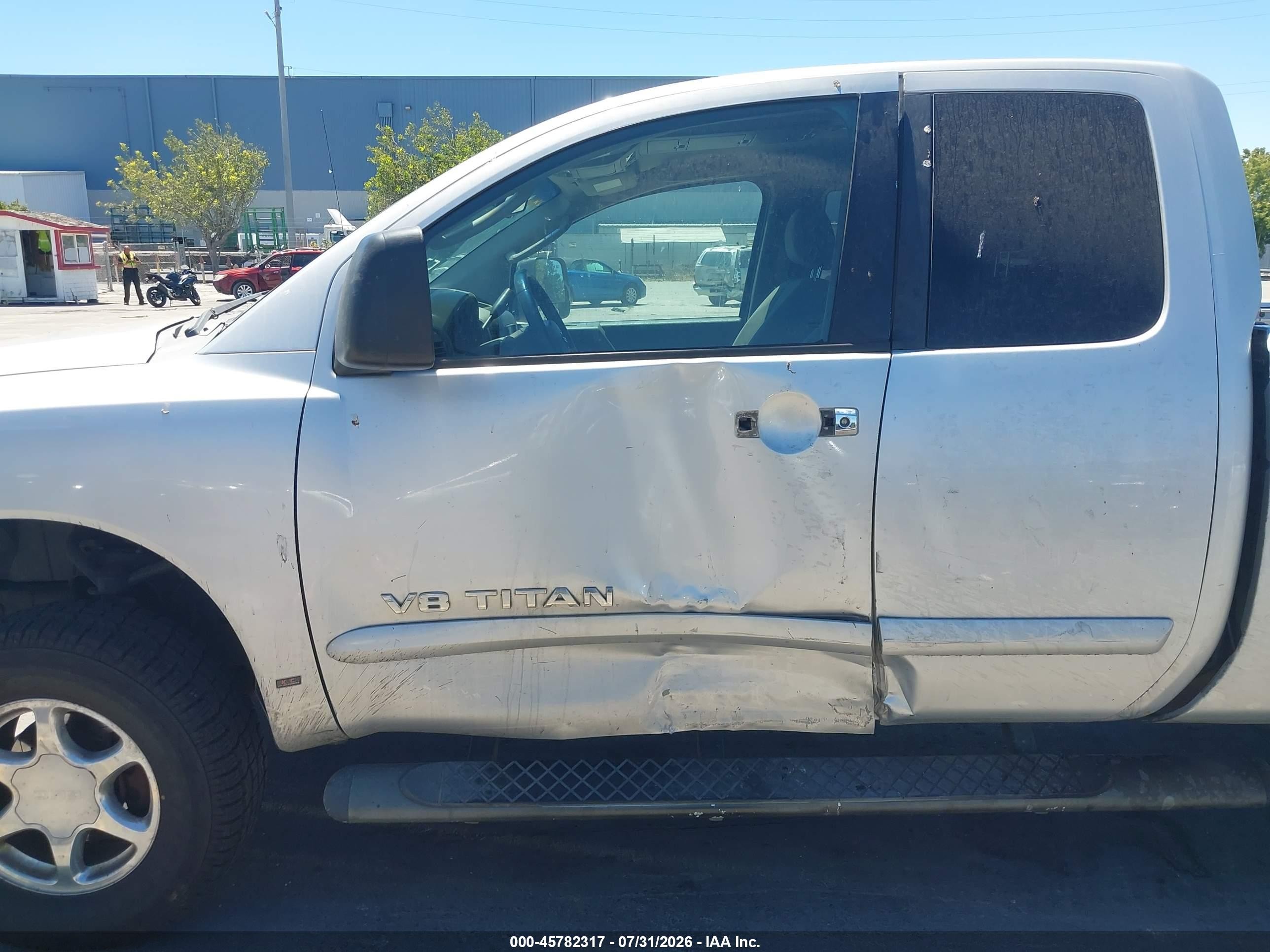 2006 Nissan Titan Se Серебряный vin: 1N6AA06B26N543191