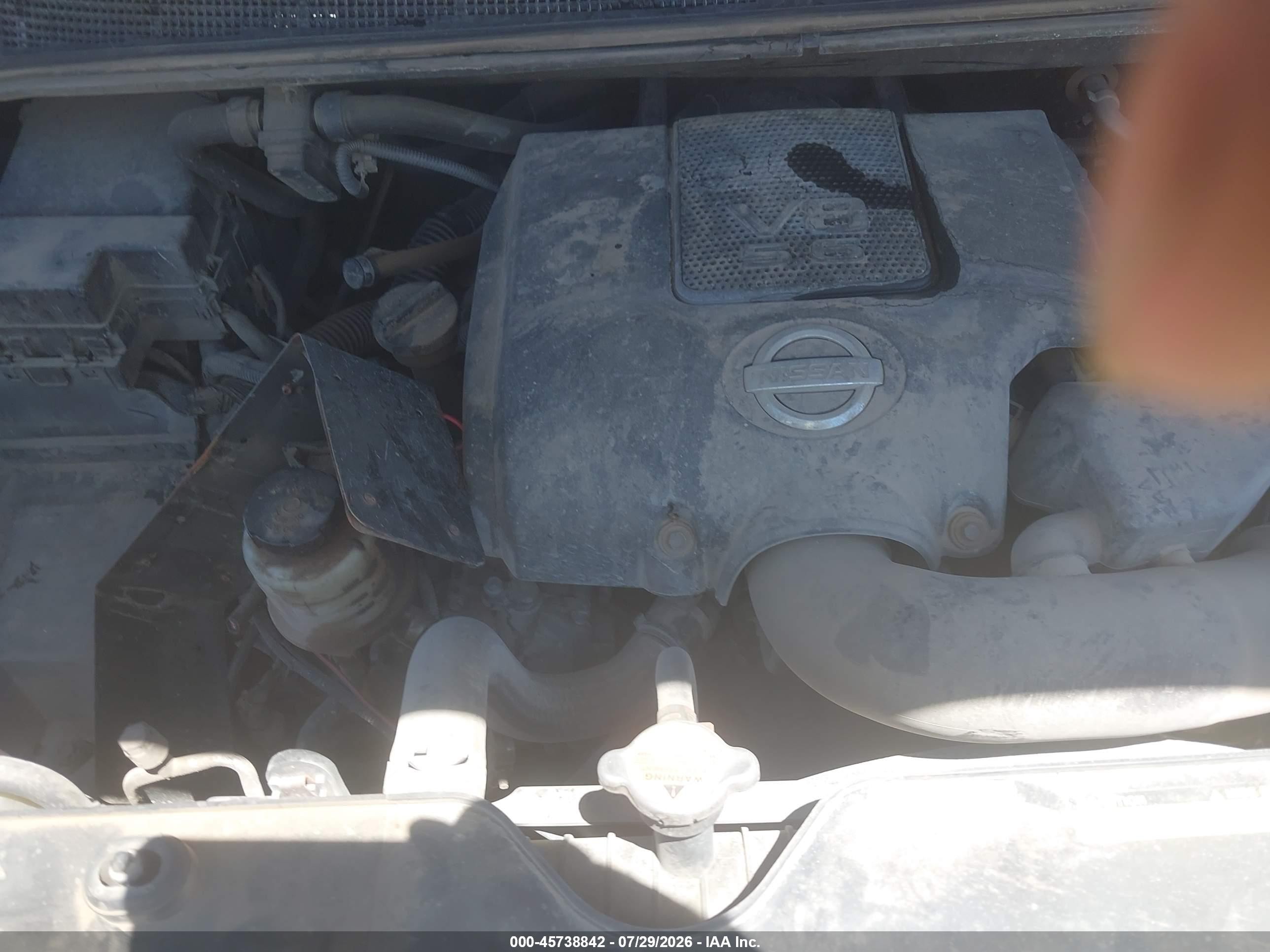 2007 Nissan Titan Se Black vin: 1N6AA06B27N224309