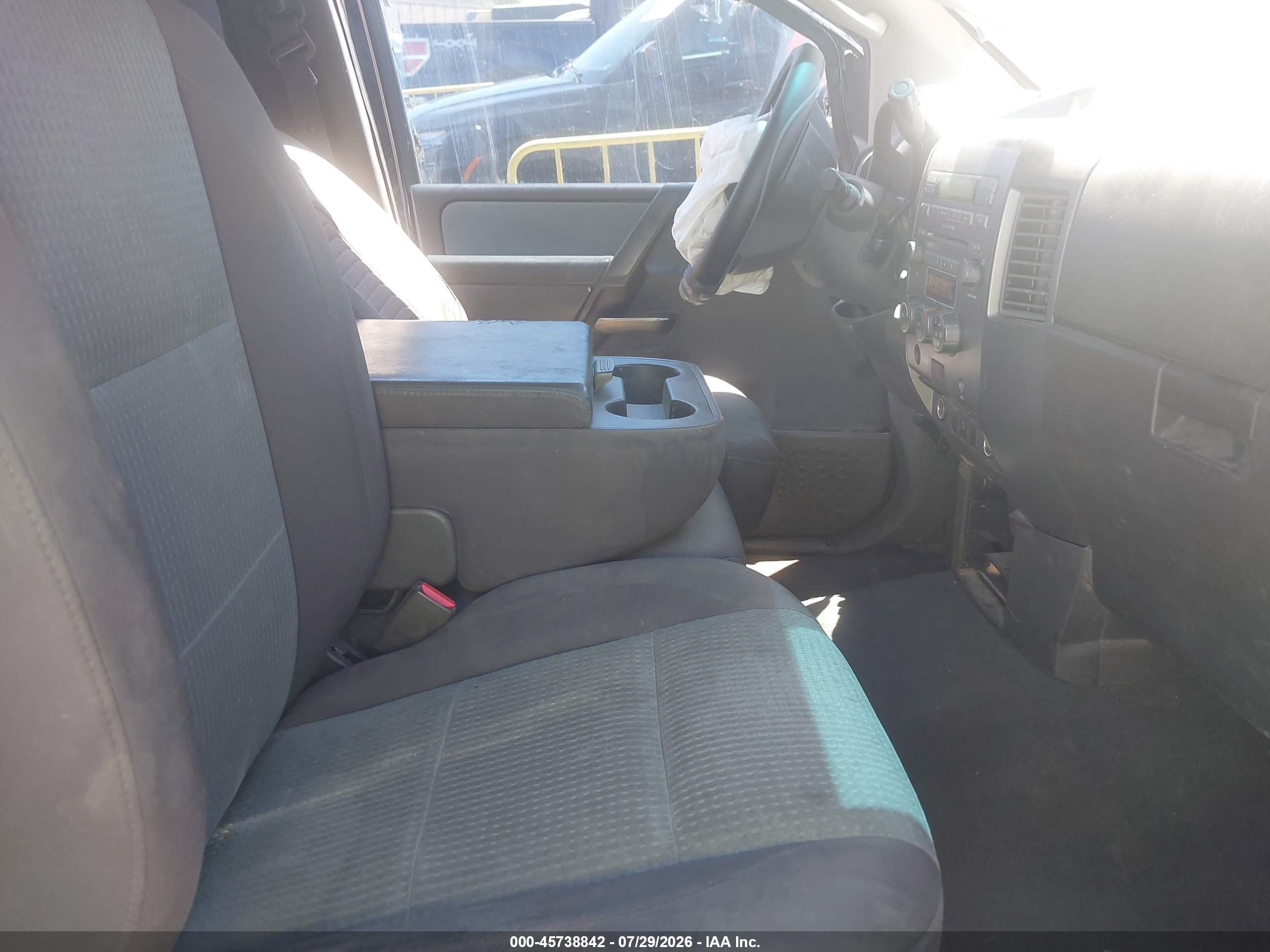2007 Nissan Titan Se Black vin: 1N6AA06B27N224309