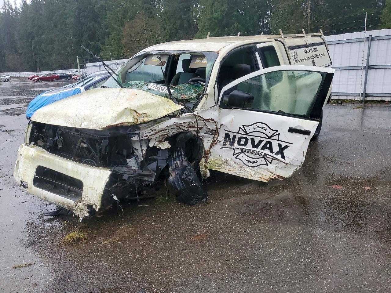 2004 Nissan Titan Xe White vin: 1N6AA06B34N534707