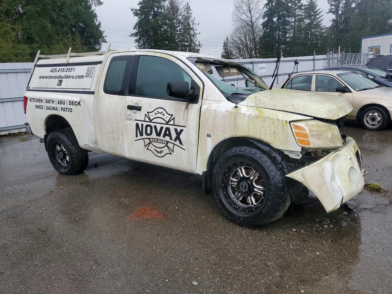 2004 Nissan Titan Xe White vin: 1N6AA06B34N534707