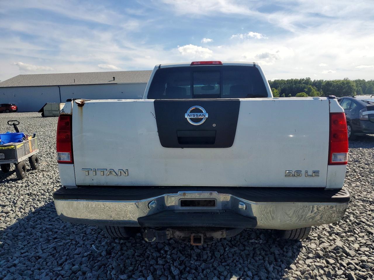 2004 Nissan Titan Xe White vin: 1N6AA06B34N591246