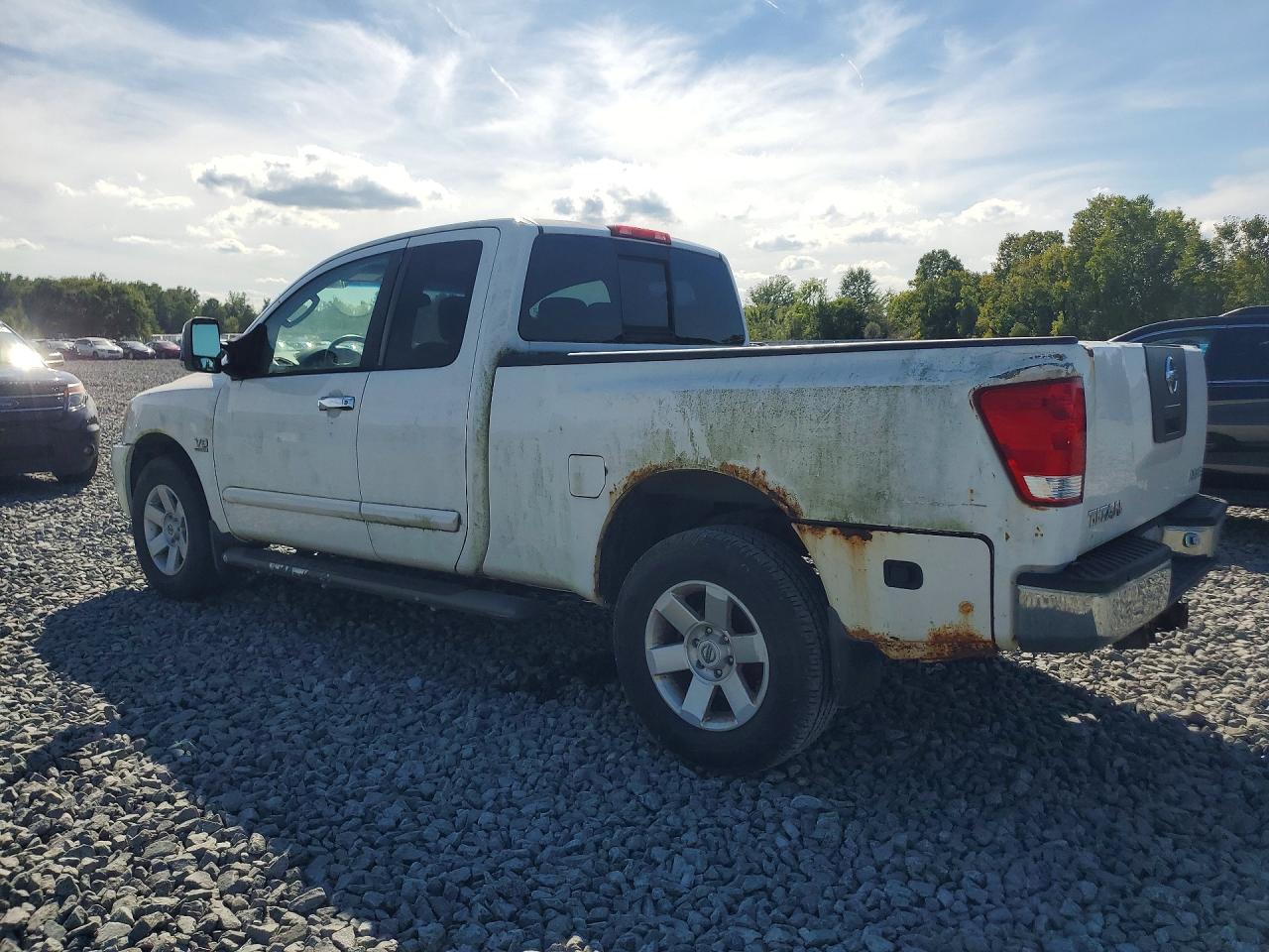 2004 Nissan Titan Xe White vin: 1N6AA06B34N591246