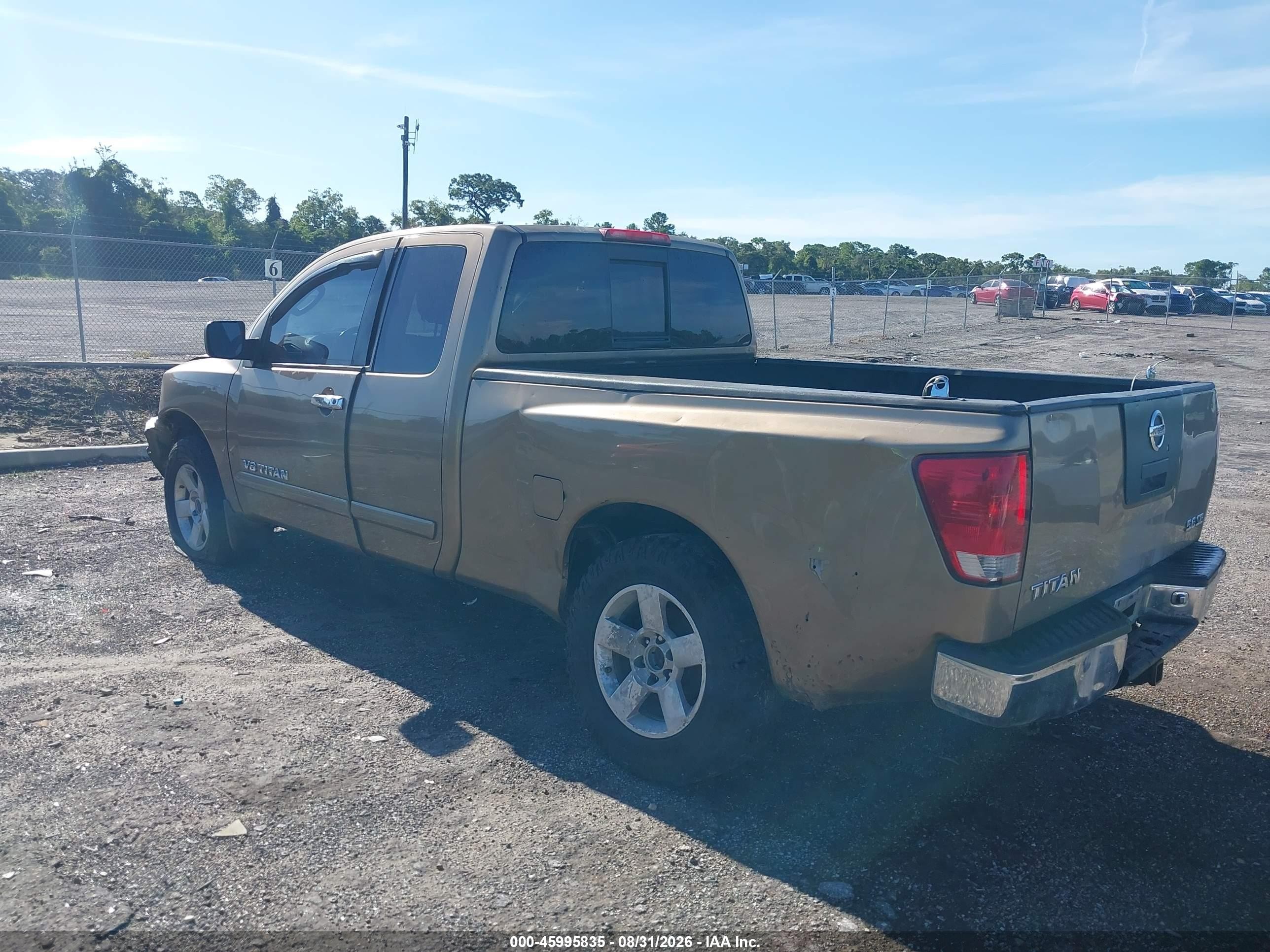 2005 Nissan Titan Se Beige vin: 1N6AA06B35N540721