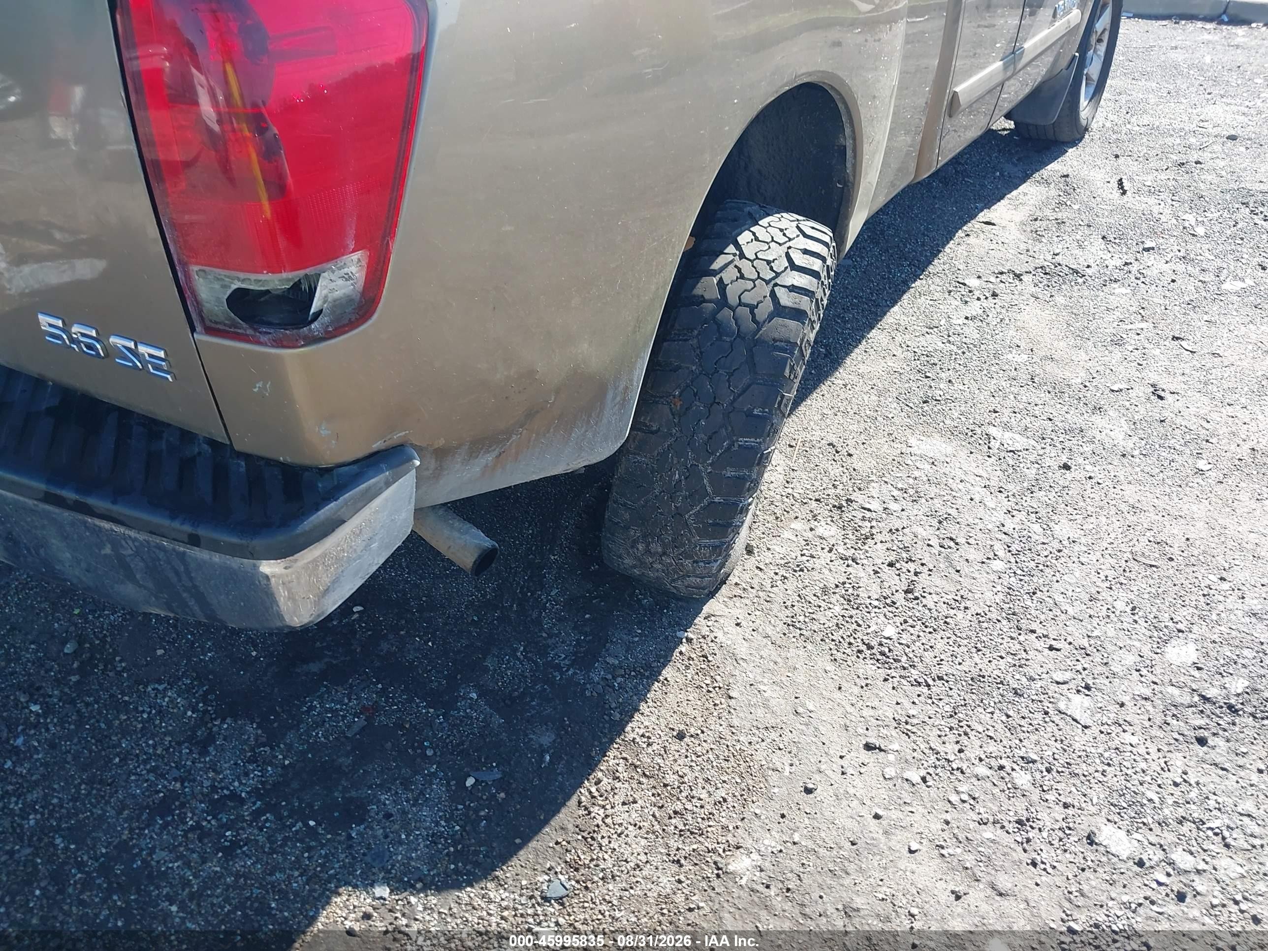2005 Nissan Titan Se Beige vin: 1N6AA06B35N540721