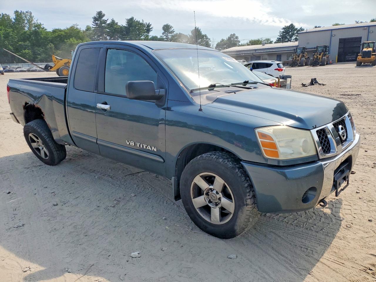 2007 Nissan Titan Xe Green vin: 1N6AA06B47N241970