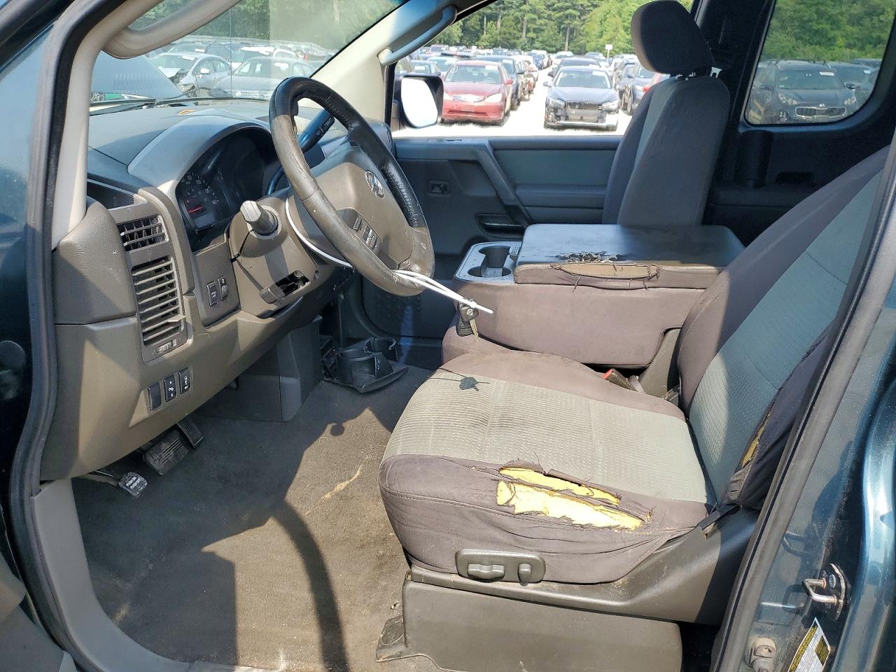 2007 Nissan Titan Xe Green vin: 1N6AA06B47N241970
