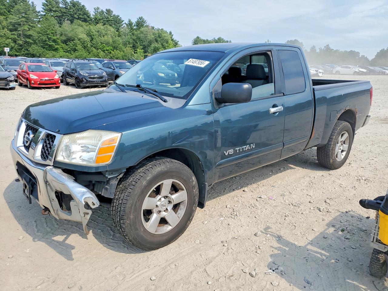 2007 Nissan Titan Xe Green vin: 1N6AA06B47N241970