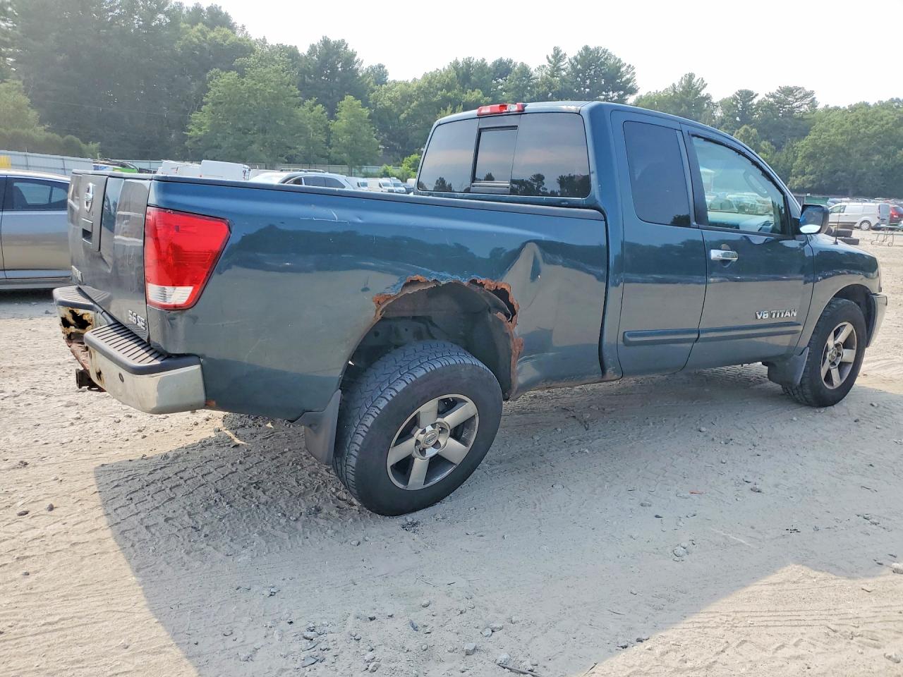 2007 Nissan Titan Xe Green vin: 1N6AA06B47N241970