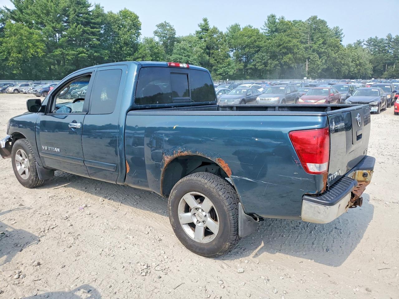 2007 Nissan Titan Xe Green vin: 1N6AA06B47N241970