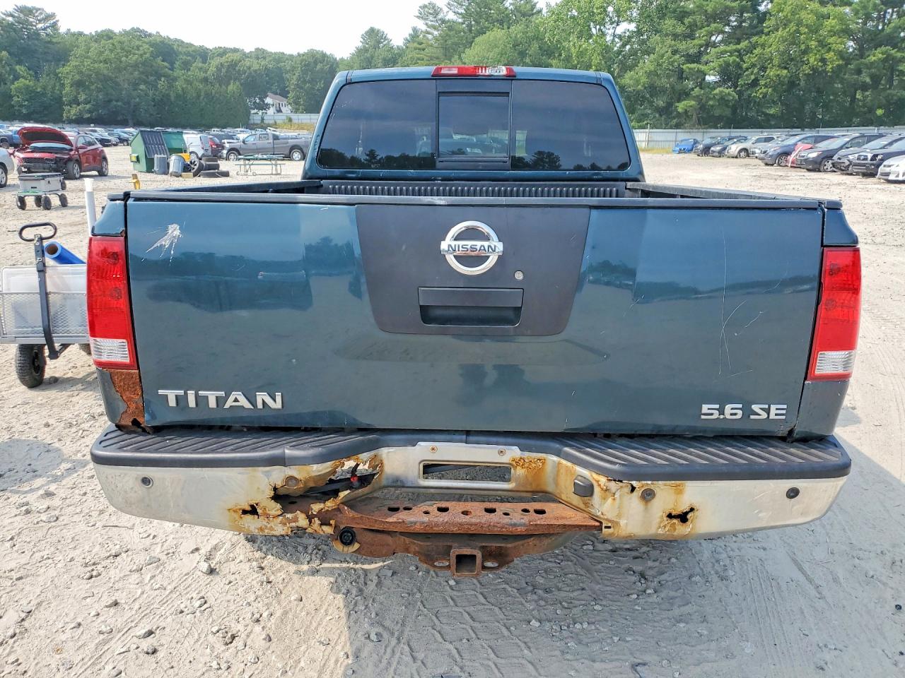 2007 Nissan Titan Xe Green vin: 1N6AA06B47N241970