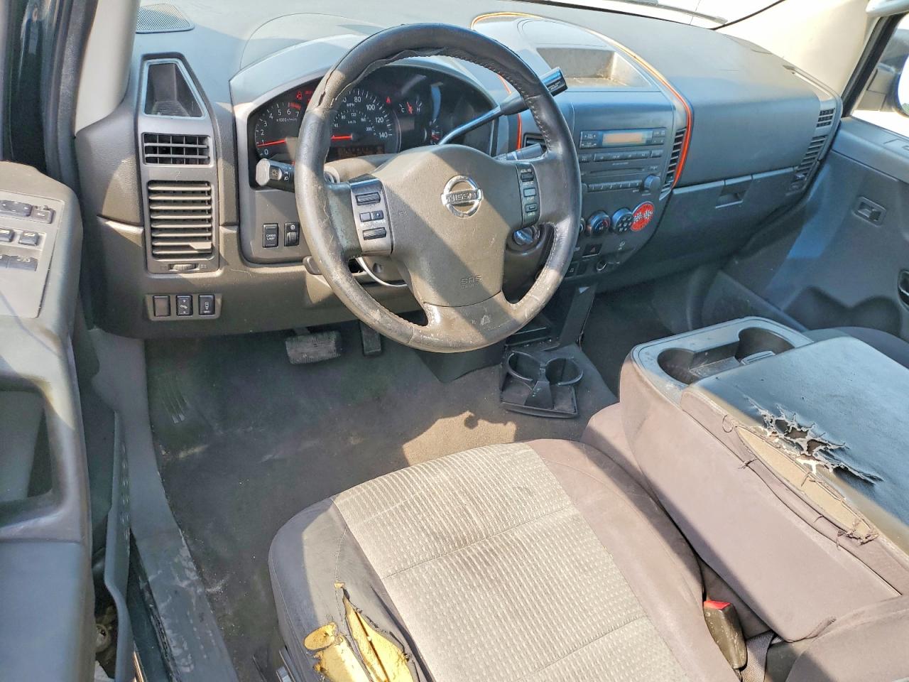 2007 Nissan Titan Xe Green vin: 1N6AA06B47N241970