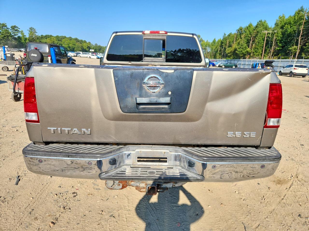 2006 Nissan Titan Gold vin: 1N6AA06B56N532430