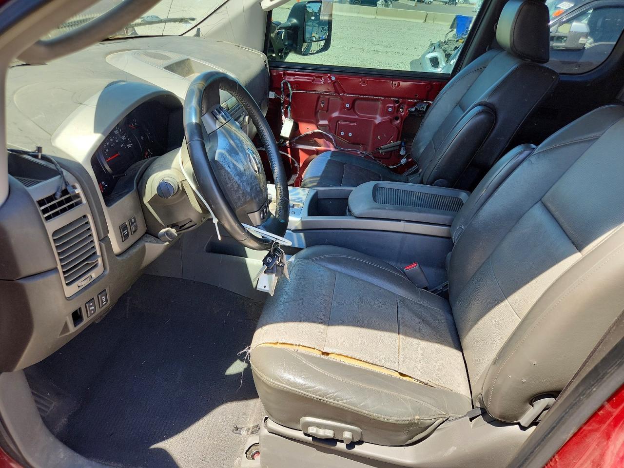 2006 Nissan Titan Xe Red vin: 1N6AA06B66N546952