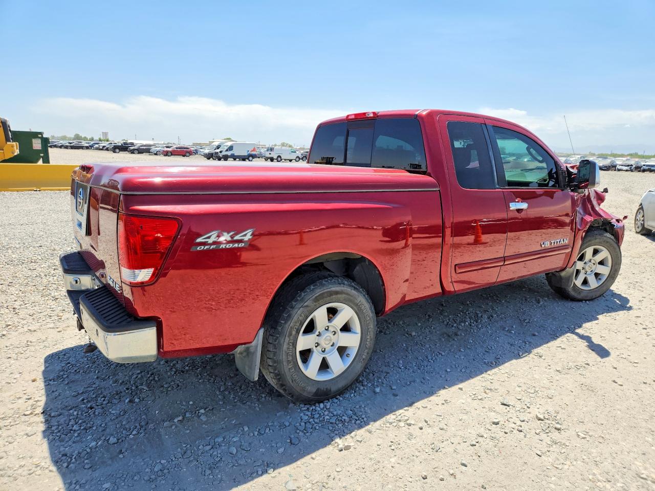 2006 Nissan Titan Xe Red vin: 1N6AA06B66N546952