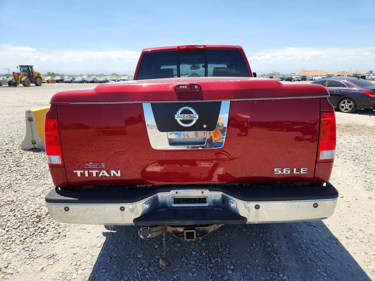 2006 Nissan Titan Xe Red vin: 1N6AA06B66N546952