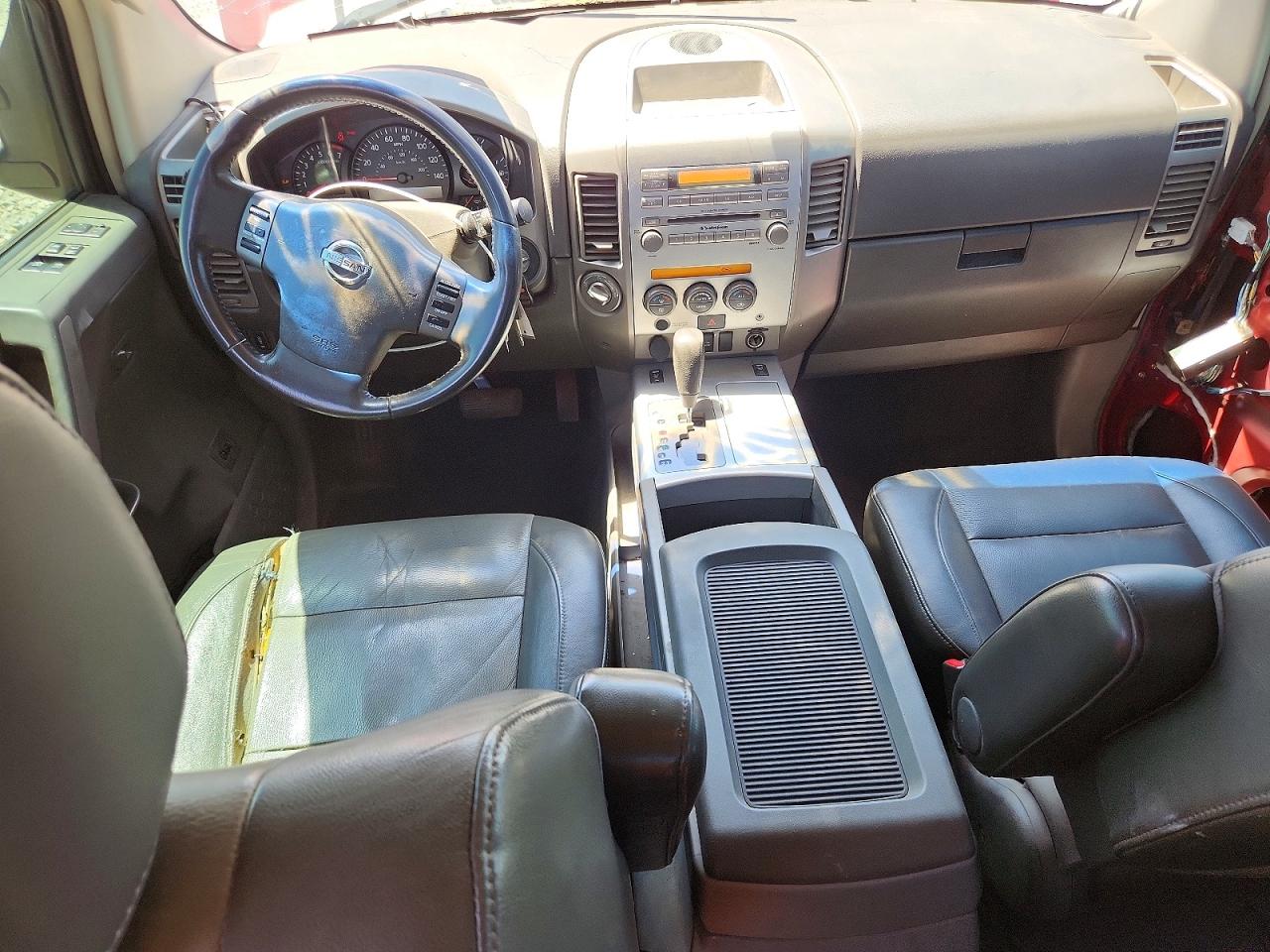 2006 Nissan Titan Xe Red vin: 1N6AA06B66N546952