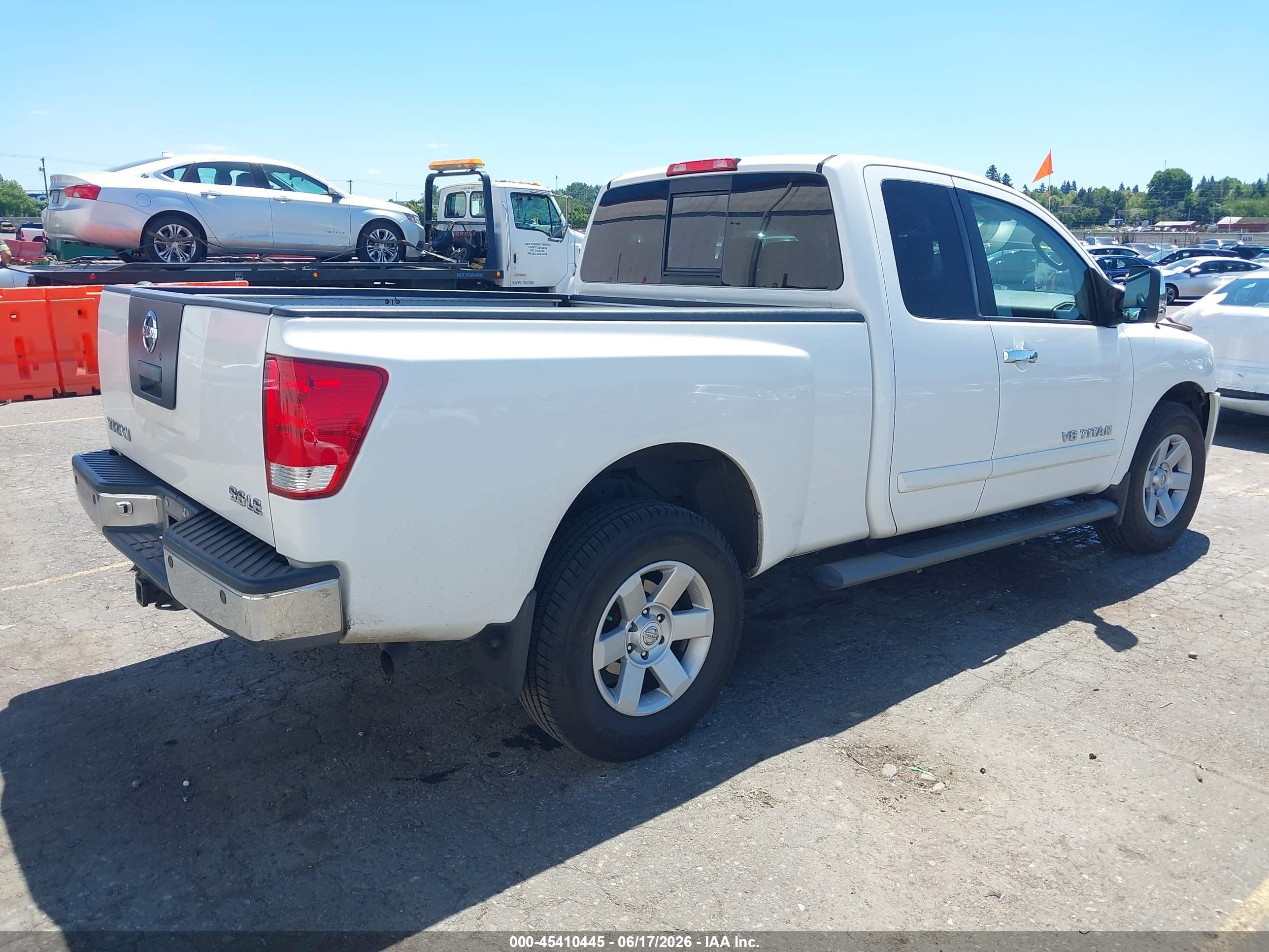 2006 Nissan Titan Le White vin: 1N6AA06B66N554162