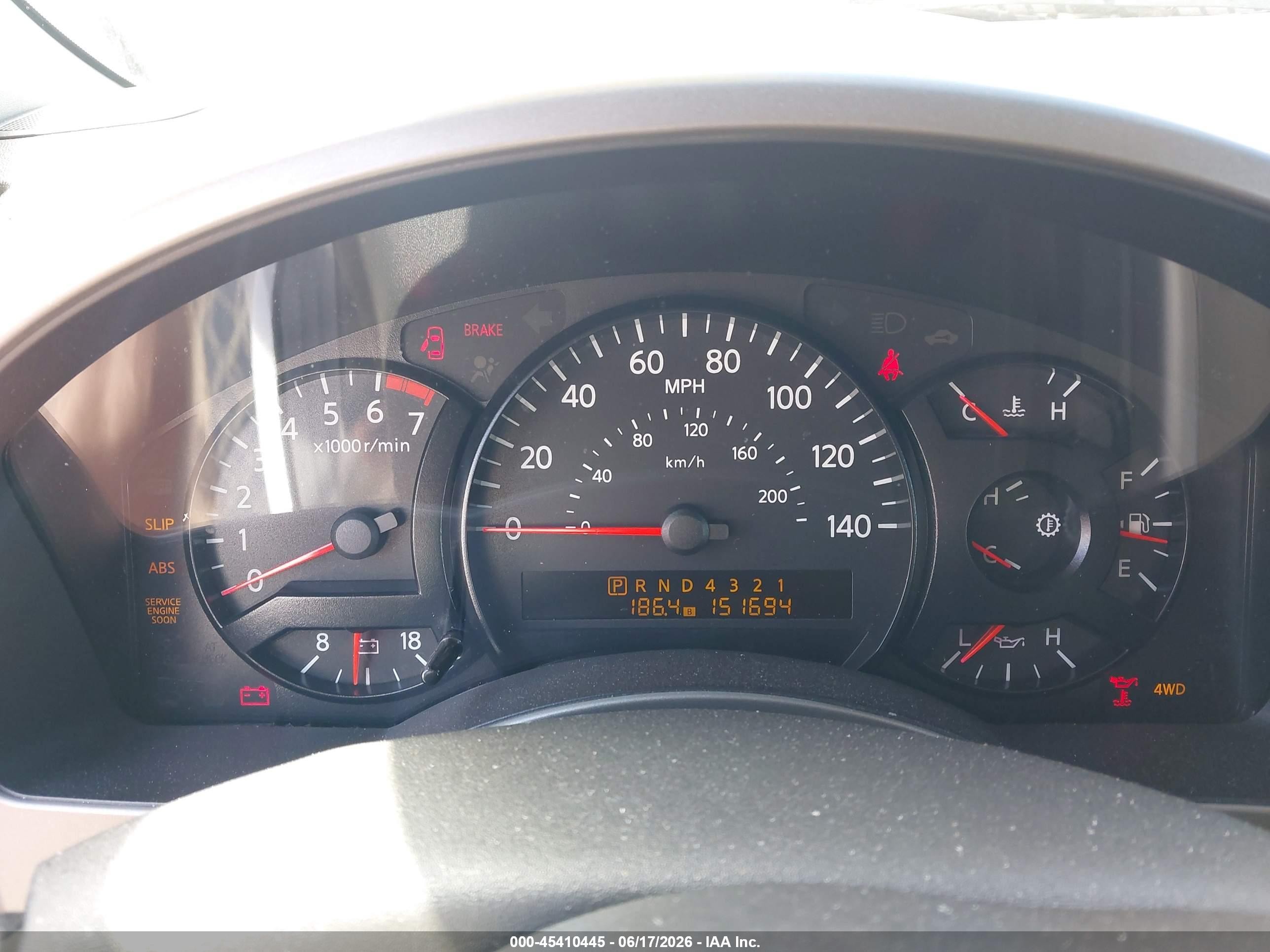 2006 Nissan Titan Le White vin: 1N6AA06B66N554162