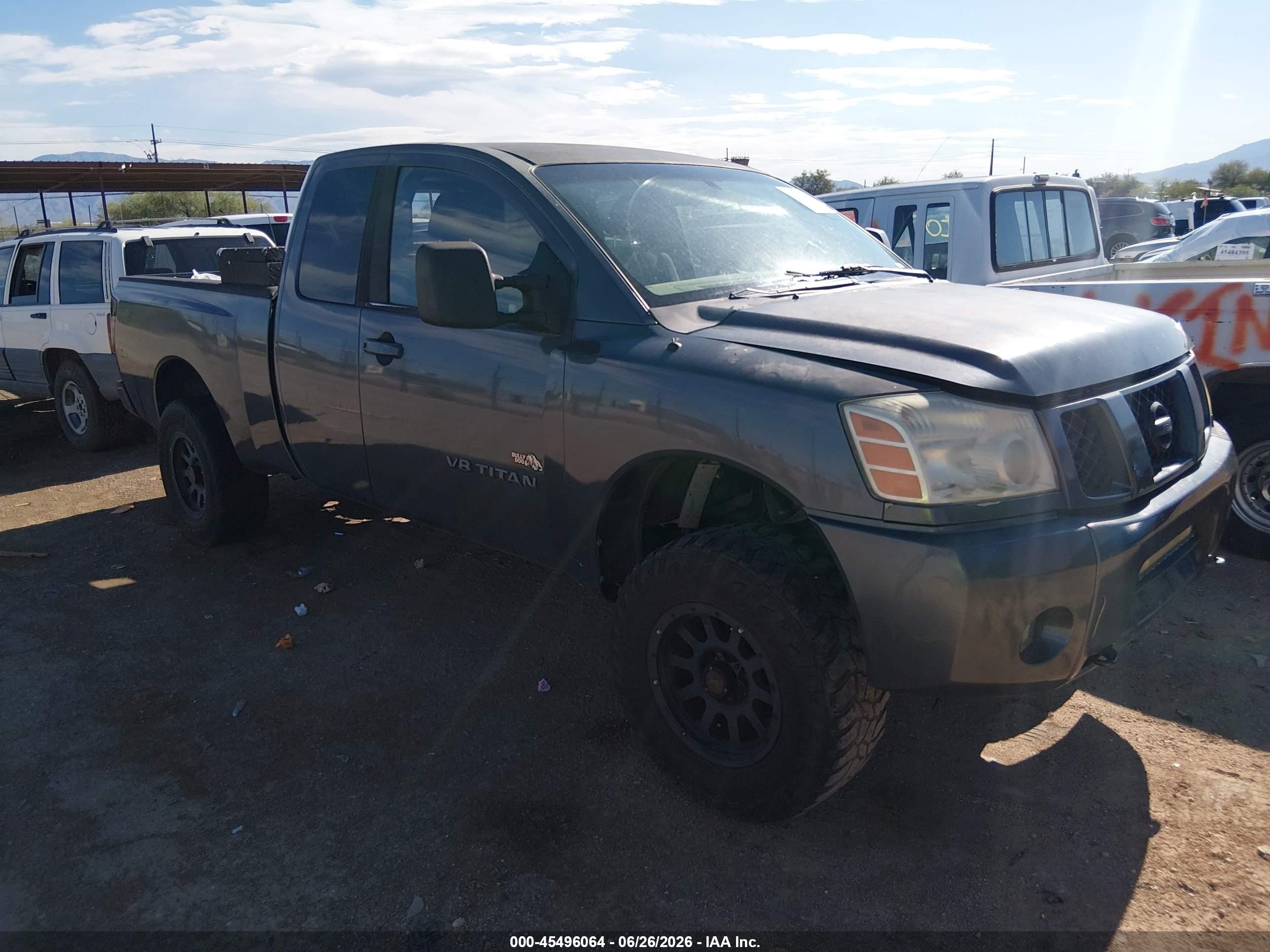 2006 Nissan Titan Xe Black vin: 1N6AA06B76N555546