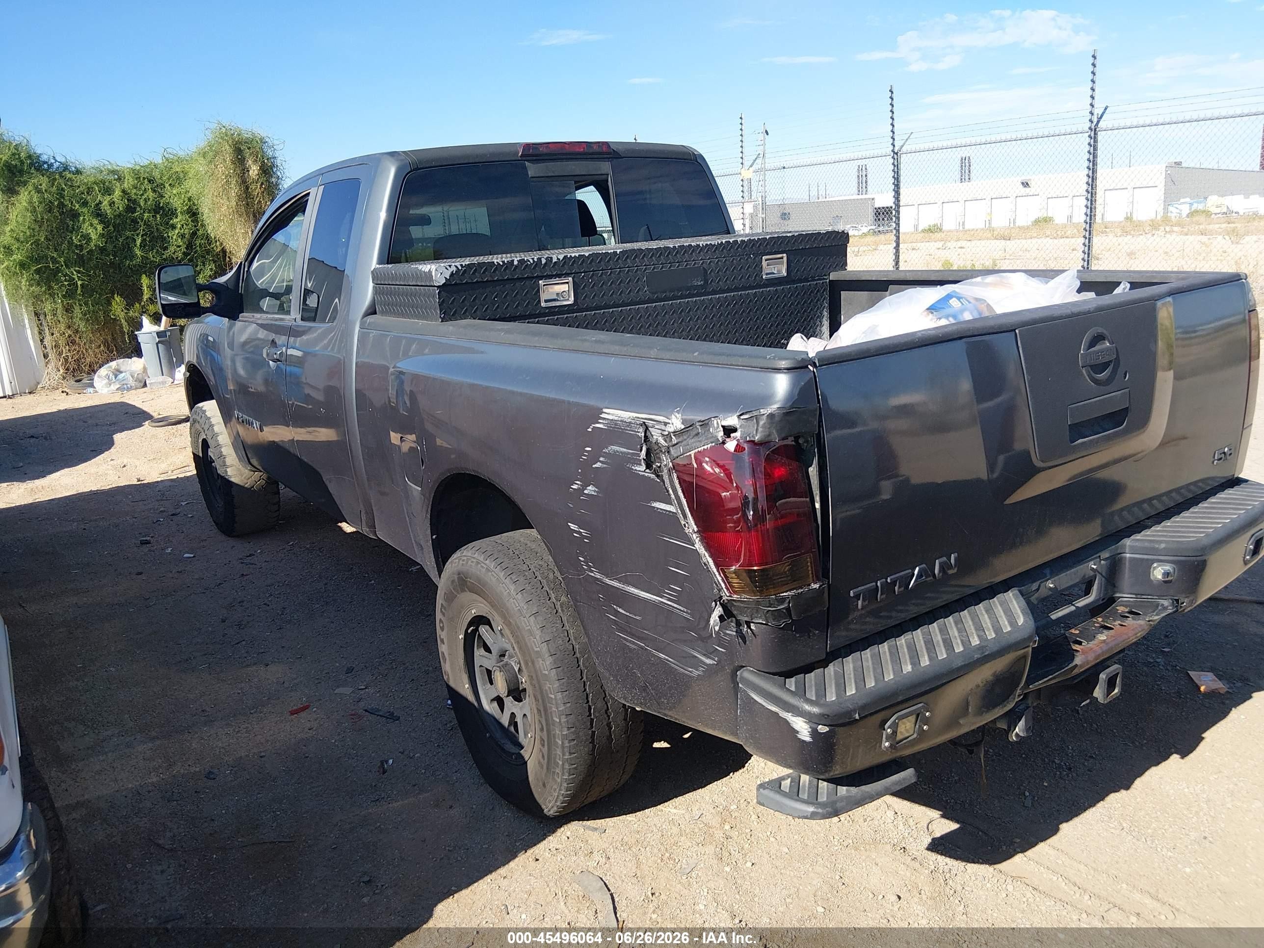 2006 Nissan Titan Xe Black vin: 1N6AA06B76N555546