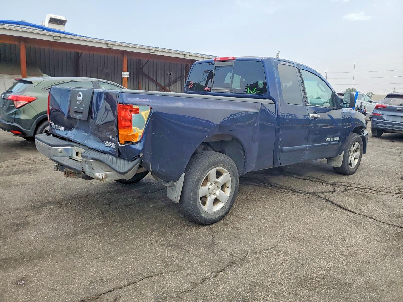 2006 Nissan Titan Xe Blue vin: 1N6AA06B76N555949