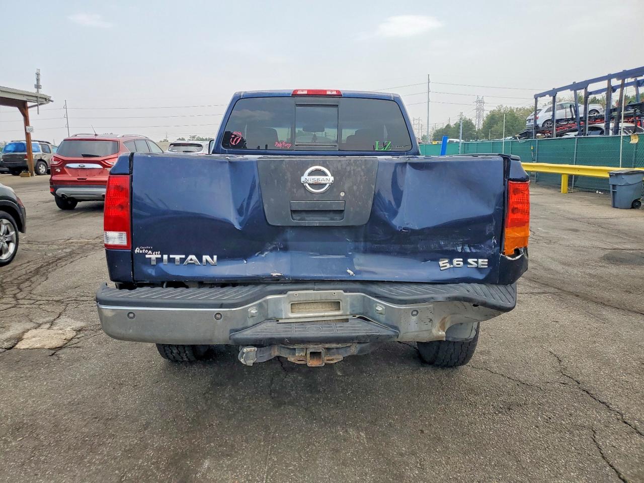 2006 Nissan Titan Xe Blue vin: 1N6AA06B76N555949