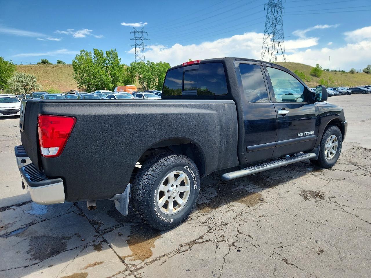 2007 Nissan Titan Xe Black vin: 1N6AA06B77N204038