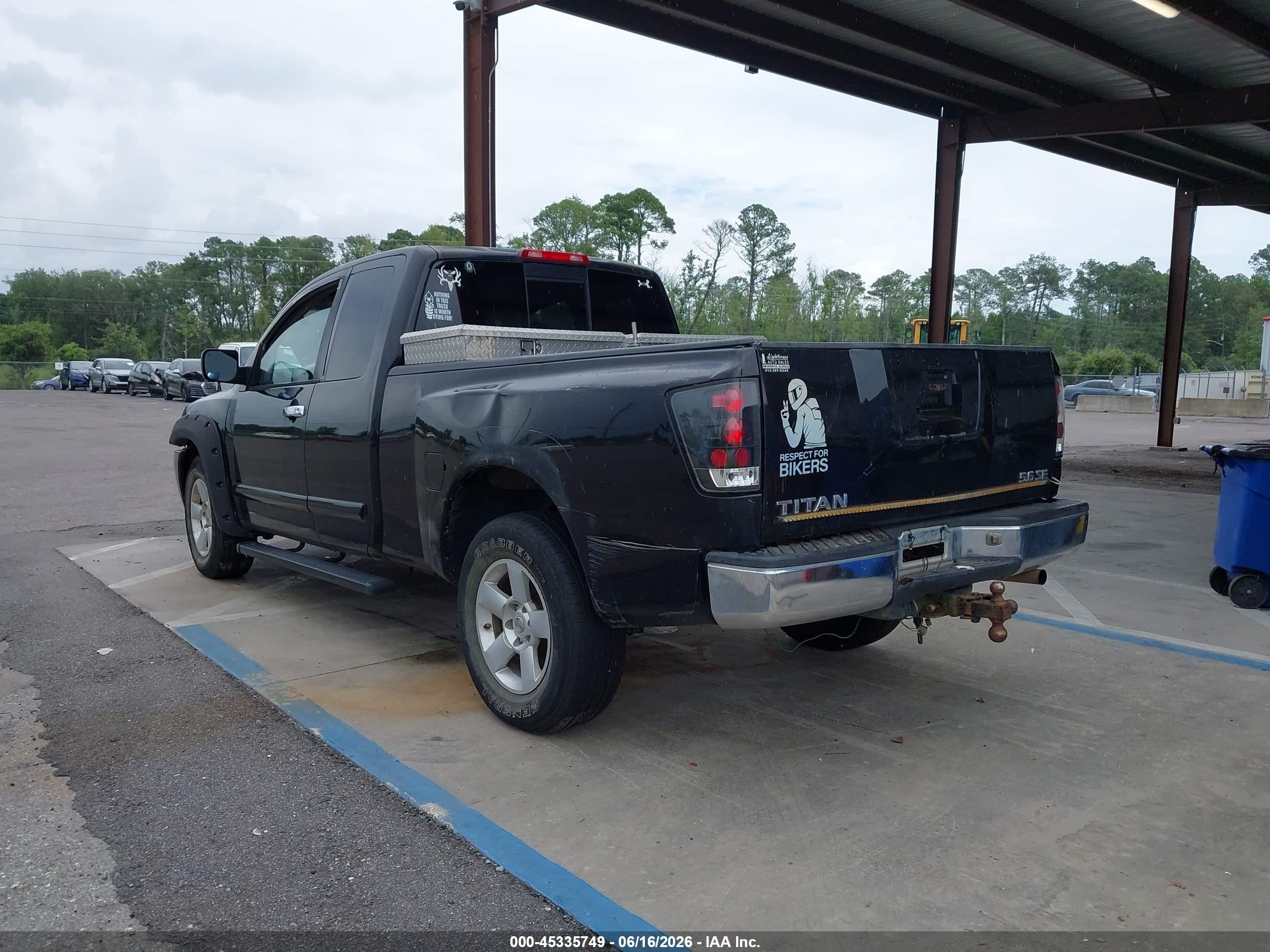 2004 Nissan Titan Se Black vin: 1N6AA06B84N524545