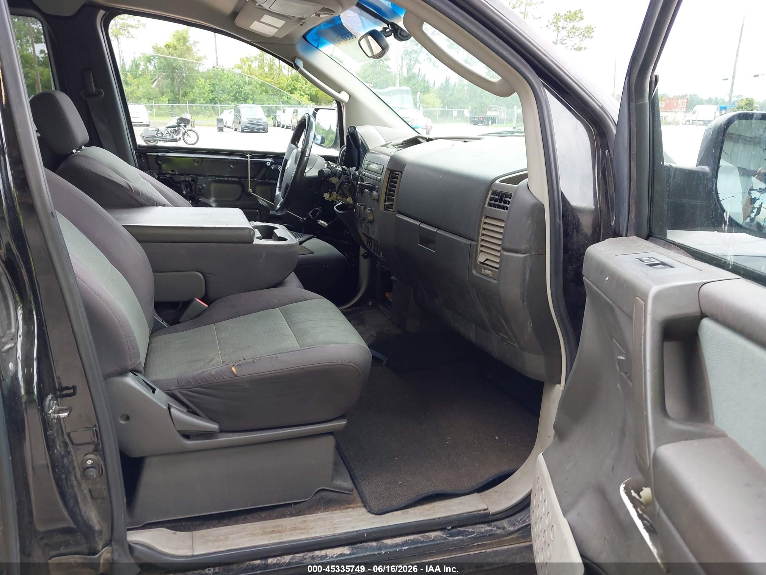 2004 Nissan Titan Se Black vin: 1N6AA06B84N524545