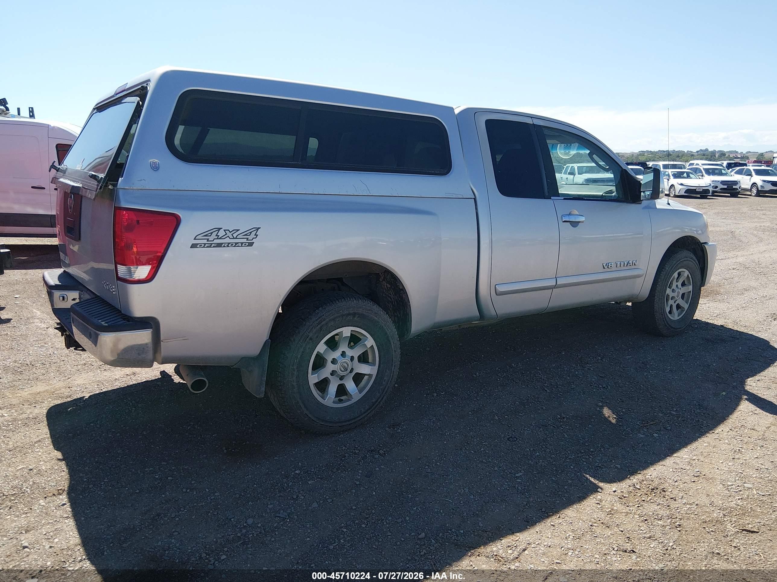 2005 Nissan Titan Se Silver vin: 1N6AA06B85N542464