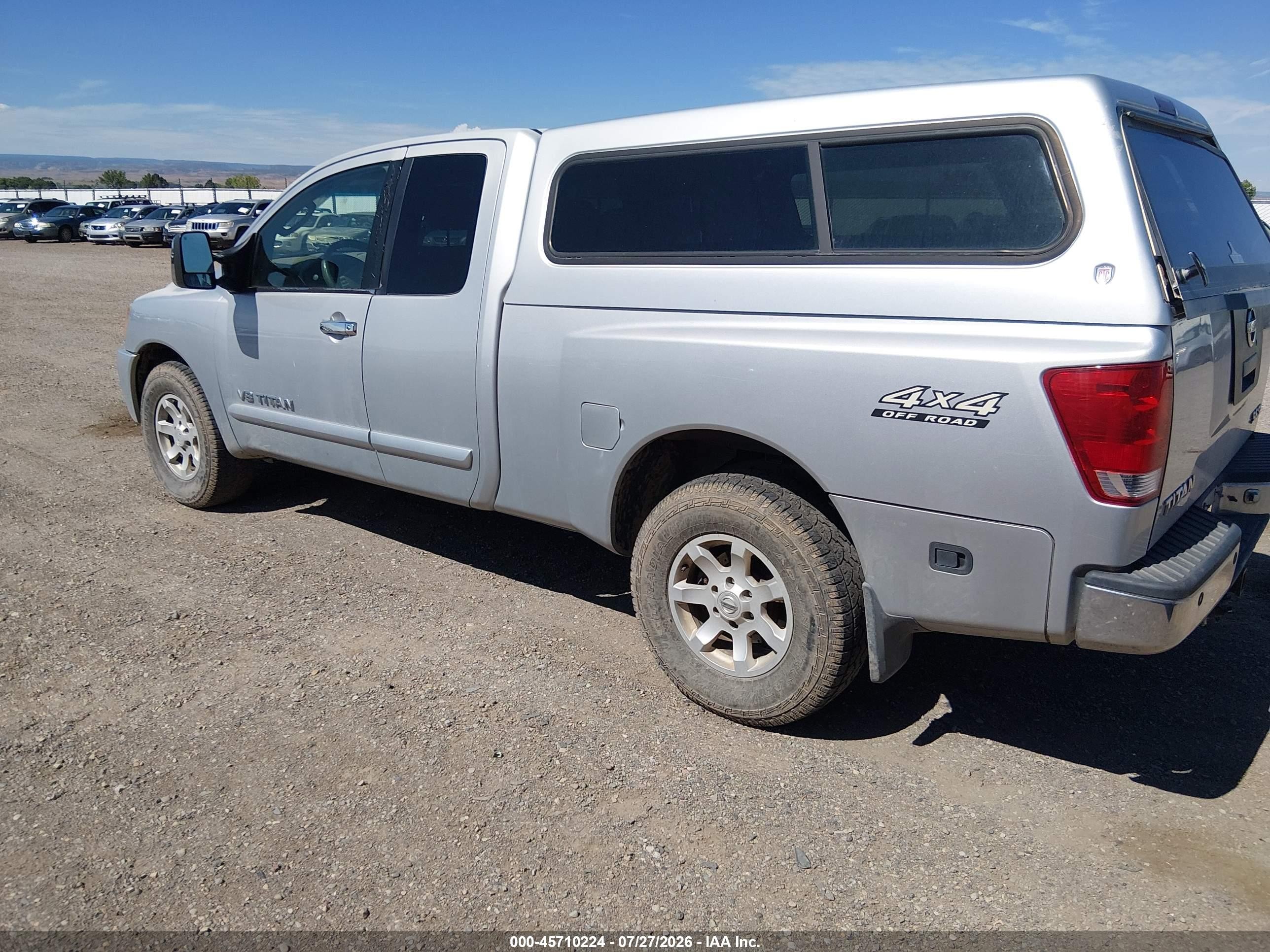 2005 Nissan Titan Se Silver vin: 1N6AA06B85N542464