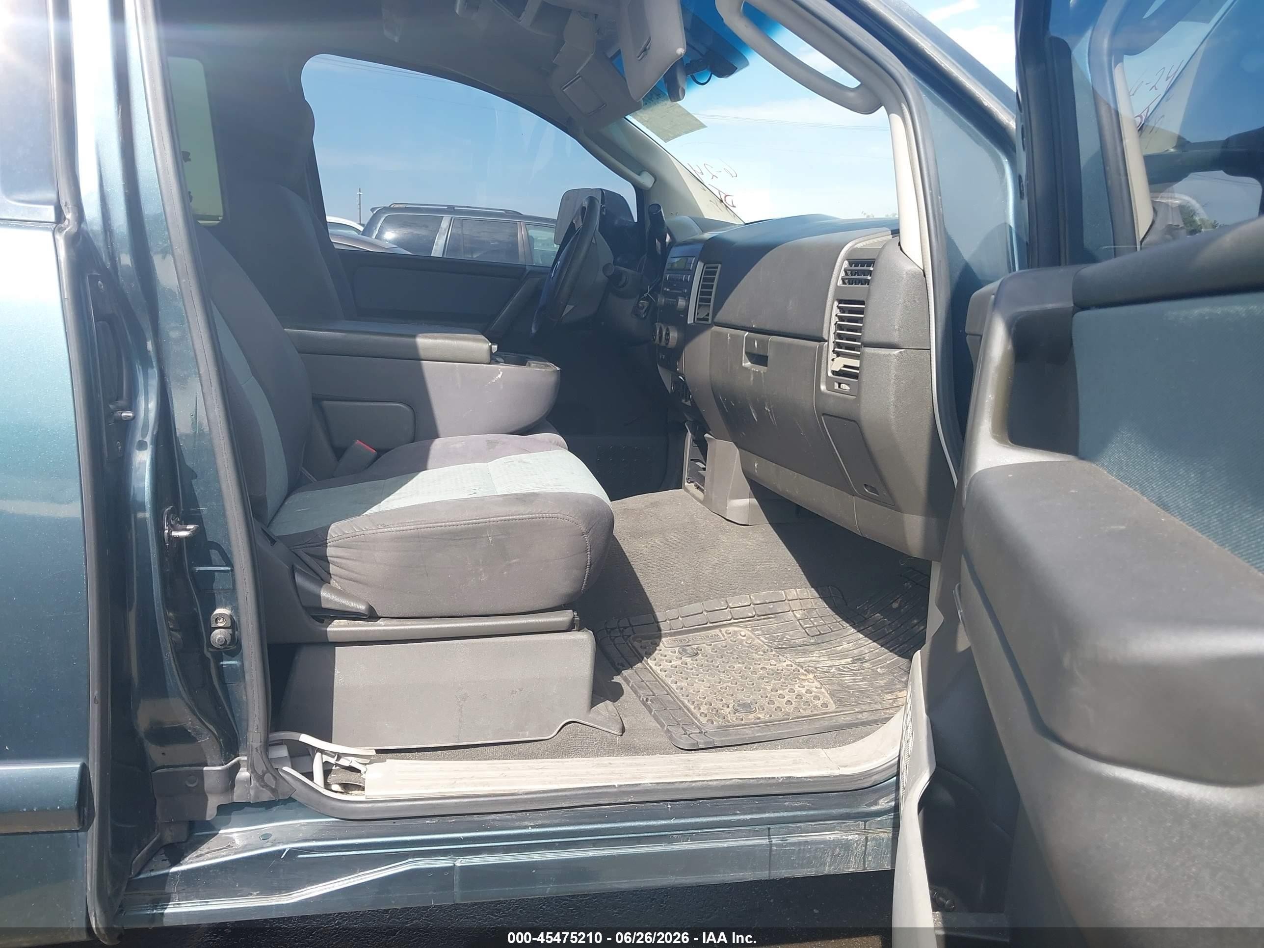 2004 Nissan Titan Se Черный vin: 1N6AA06B94N519872