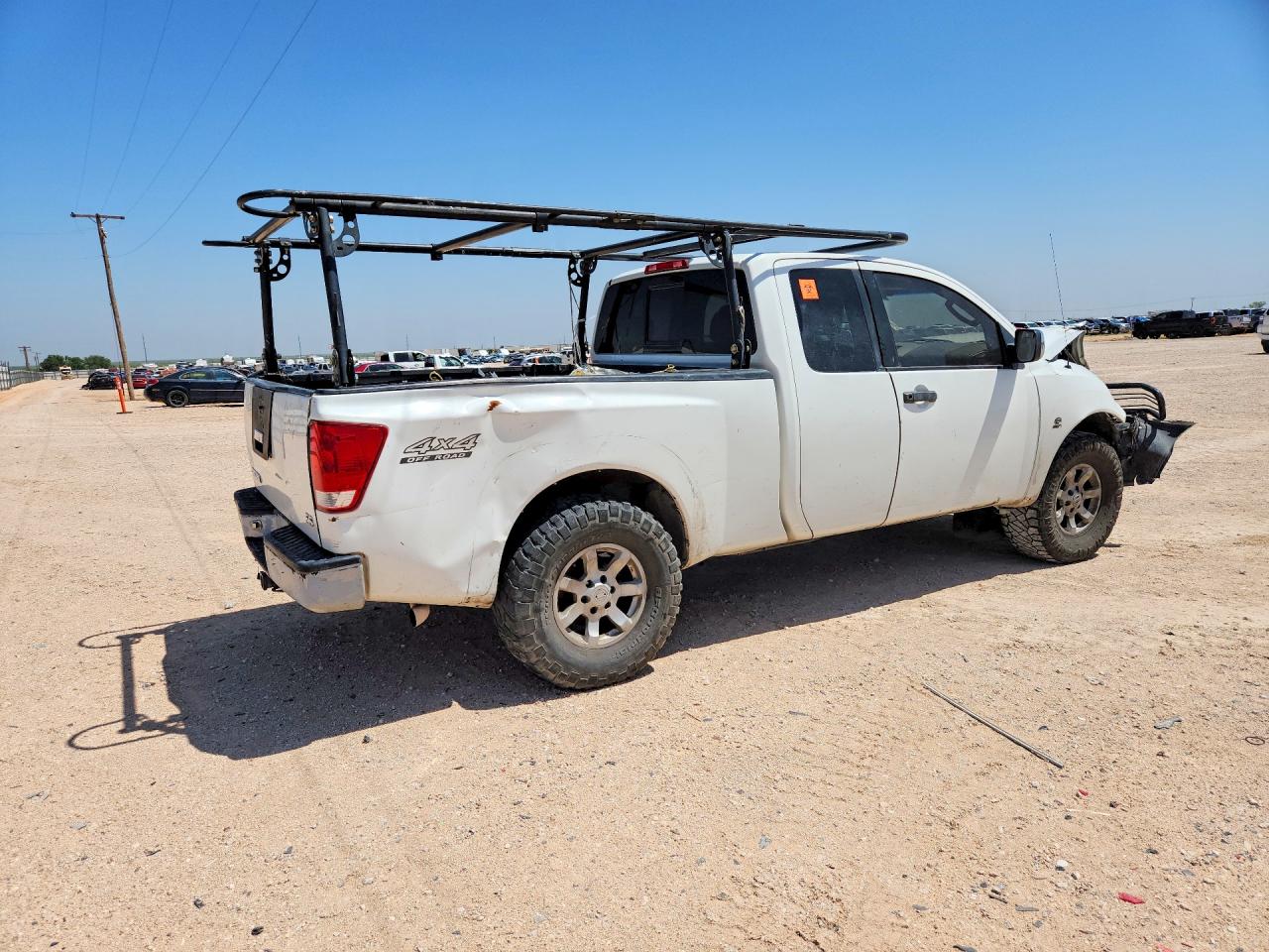 2004 Nissan Titan Pro-4x Ffv Белый vin: 1N6AA06B94N531231