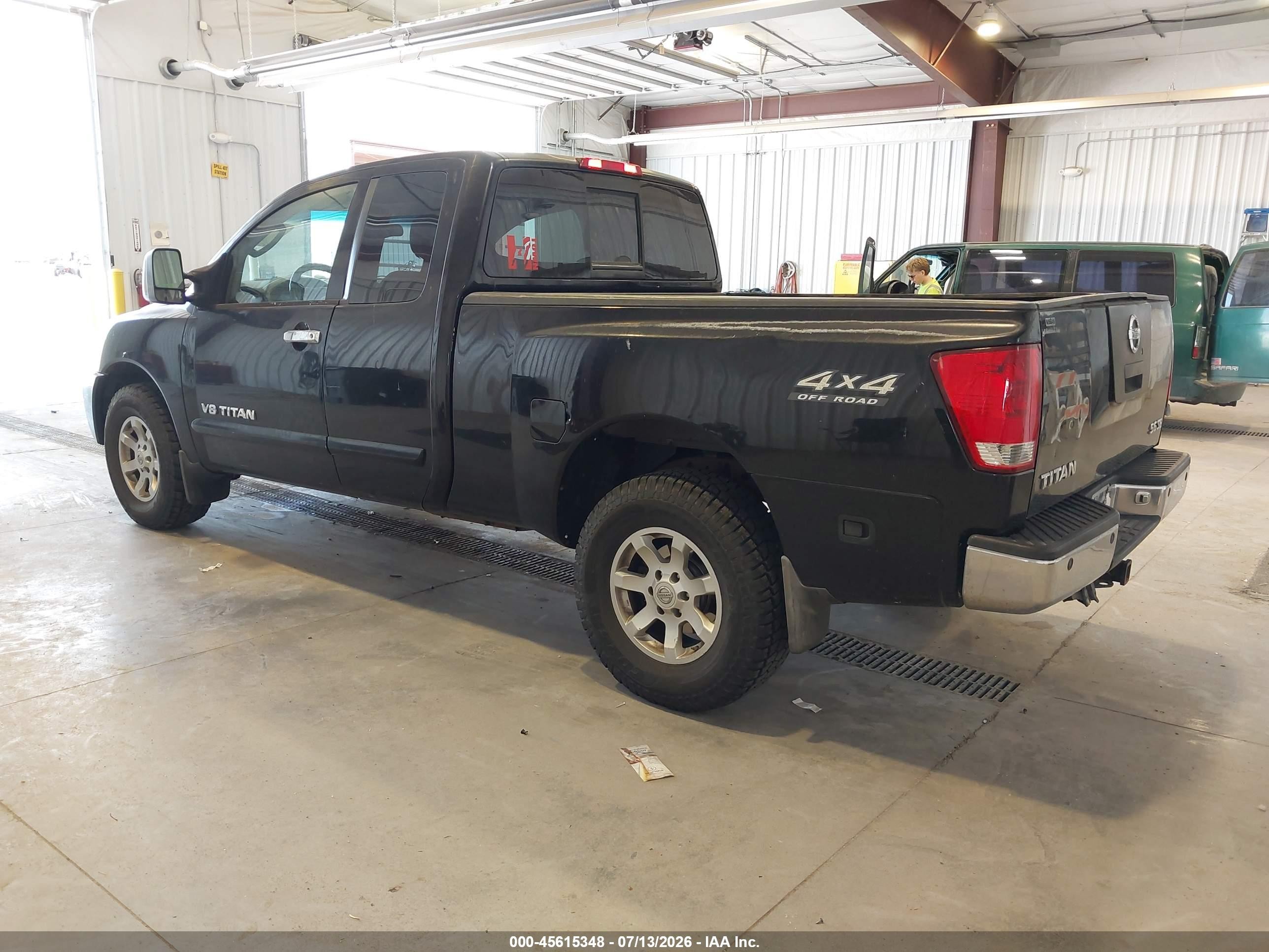 2005 Nissan Titan Se Black vin: 1N6AA06BX5N565731