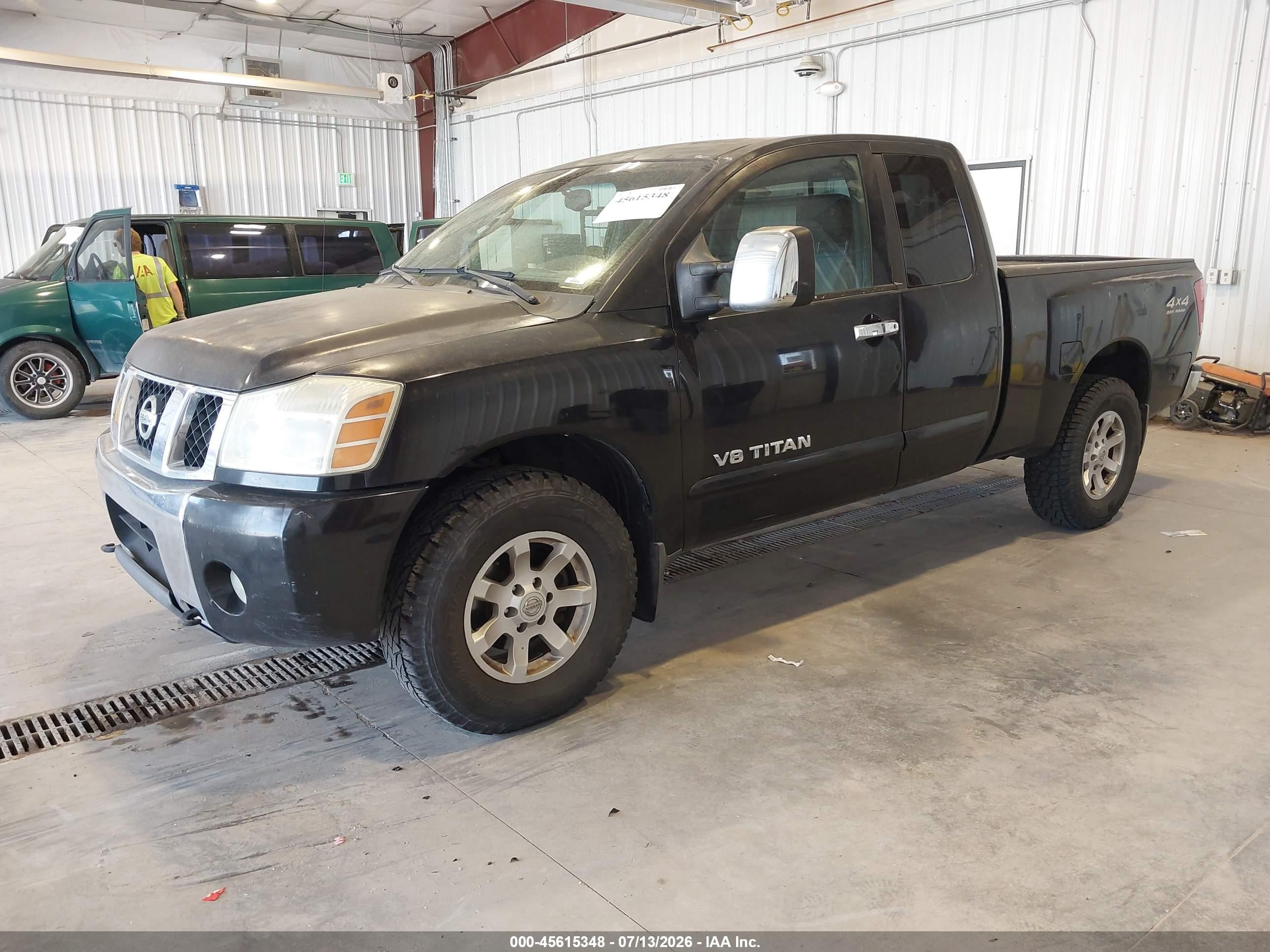 2005 Nissan Titan Se Black vin: 1N6AA06BX5N565731