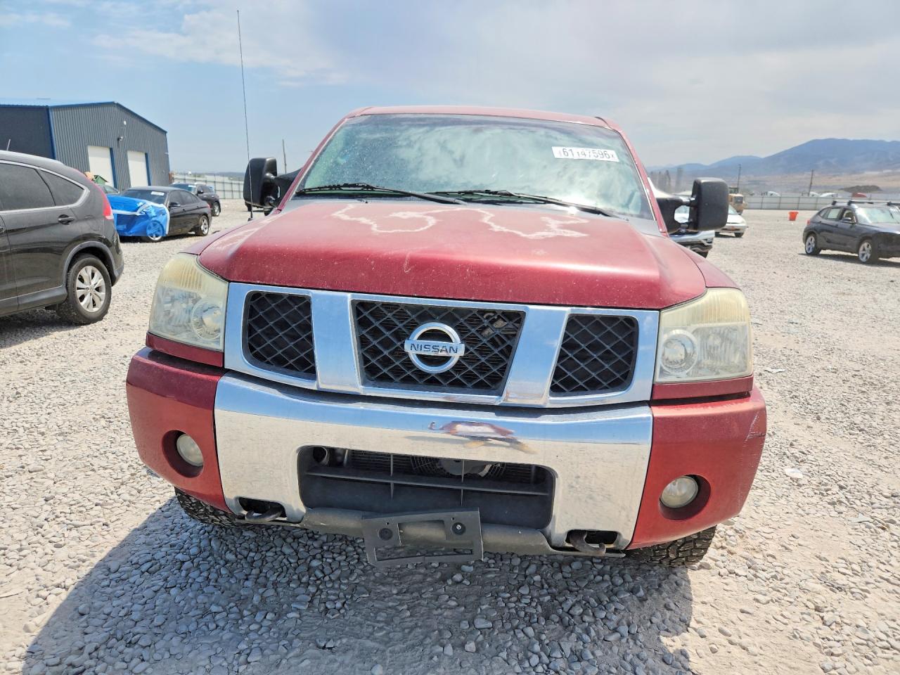 2006 Nissan Titan Xe Burgundy vin: 1N6AA06BX6N500072