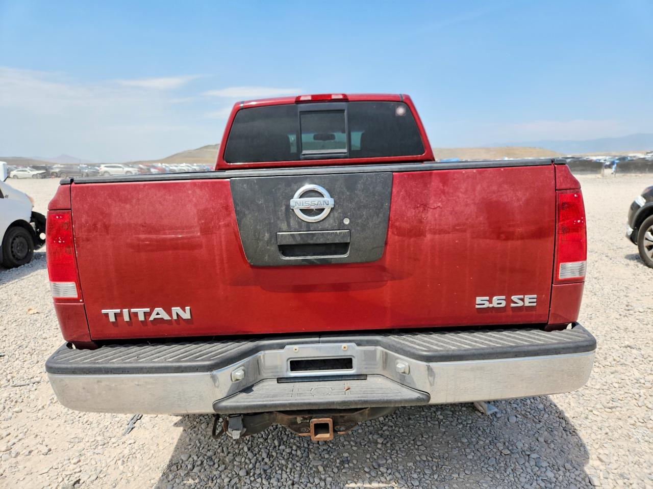 2006 Nissan Titan Xe Burgundy vin: 1N6AA06BX6N500072