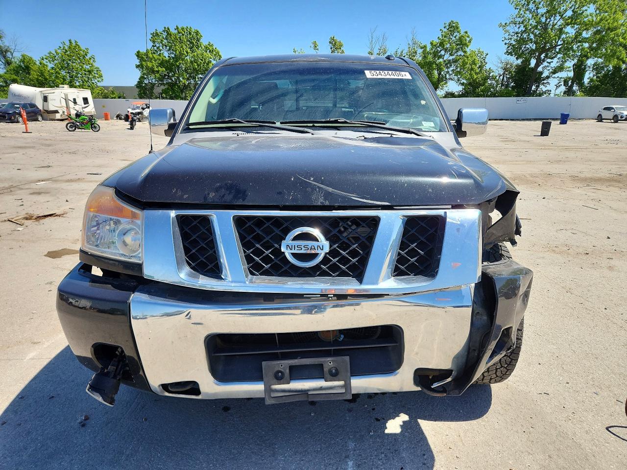 2008 Nissan Titan Xe Black vin: 1N6AA06C18N302959