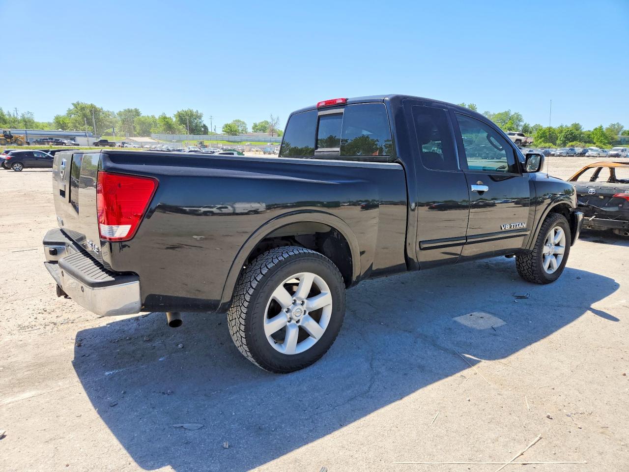2008 Nissan Titan Xe Black vin: 1N6AA06C18N302959